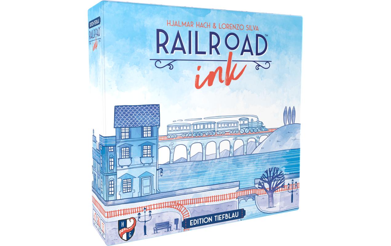 Fata Morgana Familienspiel Railroad Ink: Tiefblau