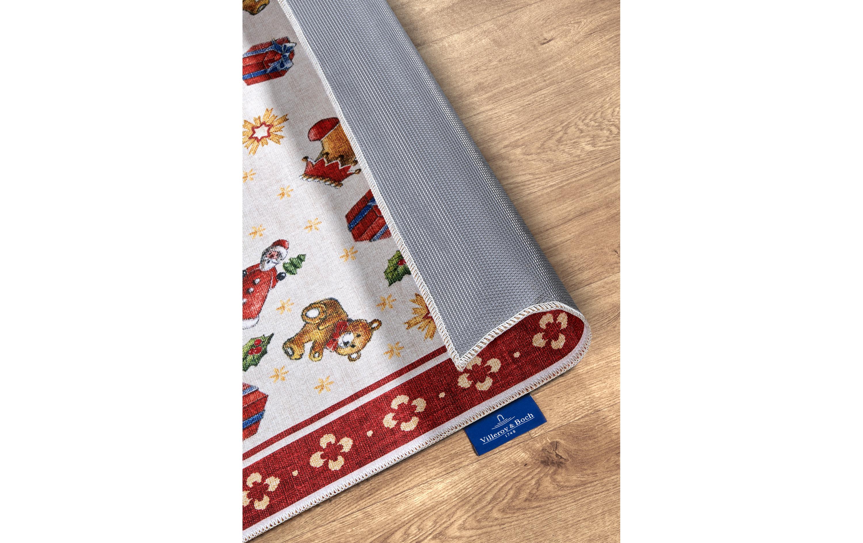Villeroy & Boch Weihnachtsteppich Nostalgic 160 x 230 cm, Rot