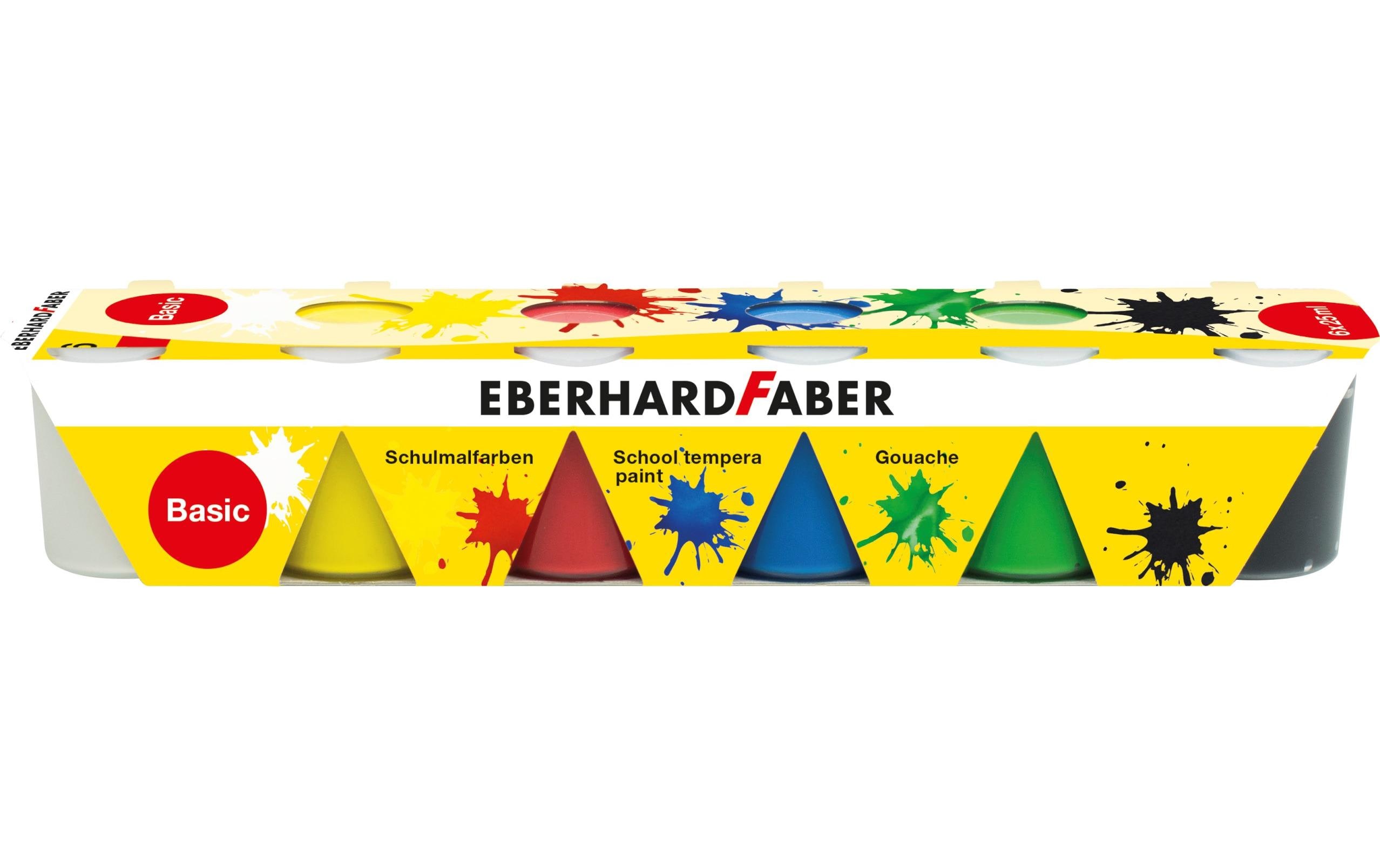 Eberhard Faber Temperafarben Basic 6 x 25 ml