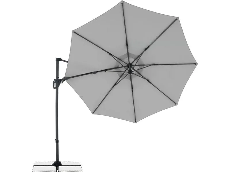 Doppler Sonnenschirm Life 310 Side - Hellgrau