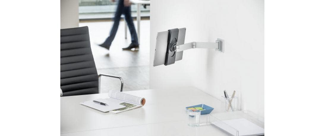 DURABLE Halterung Wall Arm Silber Metallic