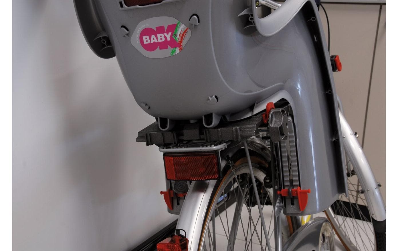 Ok Baby Zusatzhalterung Gepäckträger Adapter Schwarz