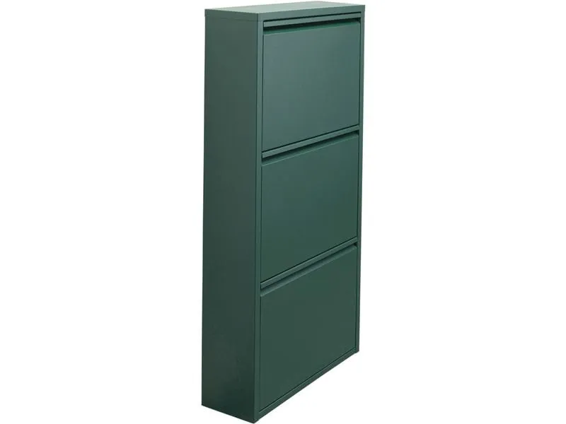 Kare Schuhschrank Caruso 3-er, 50 x 103 cm, Grün Kare Schuhschrank Caruso 3-er, 50 x 103 cm, Grün