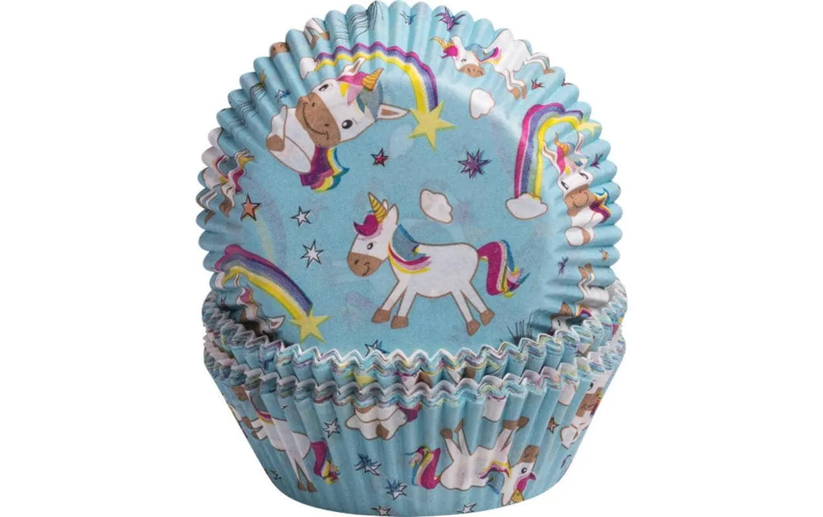 Demmler Muffin Backform Einhorn 60 Stück