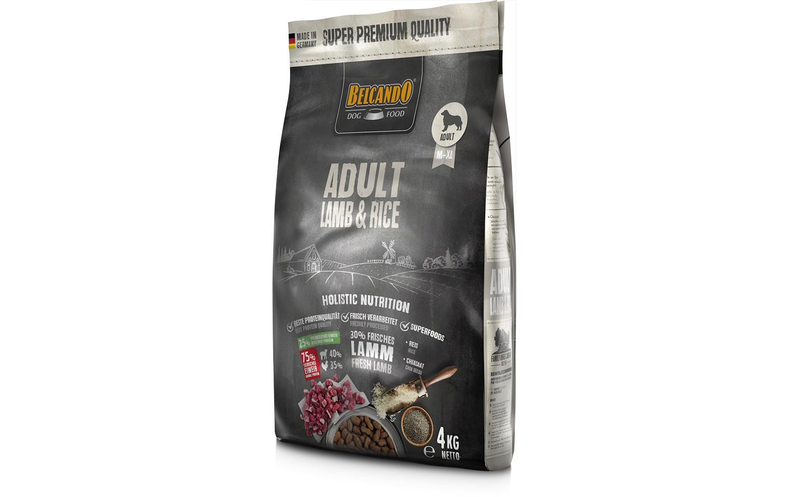 Belcando Trockenfutter Adult Lamm+Reis, 4 kg