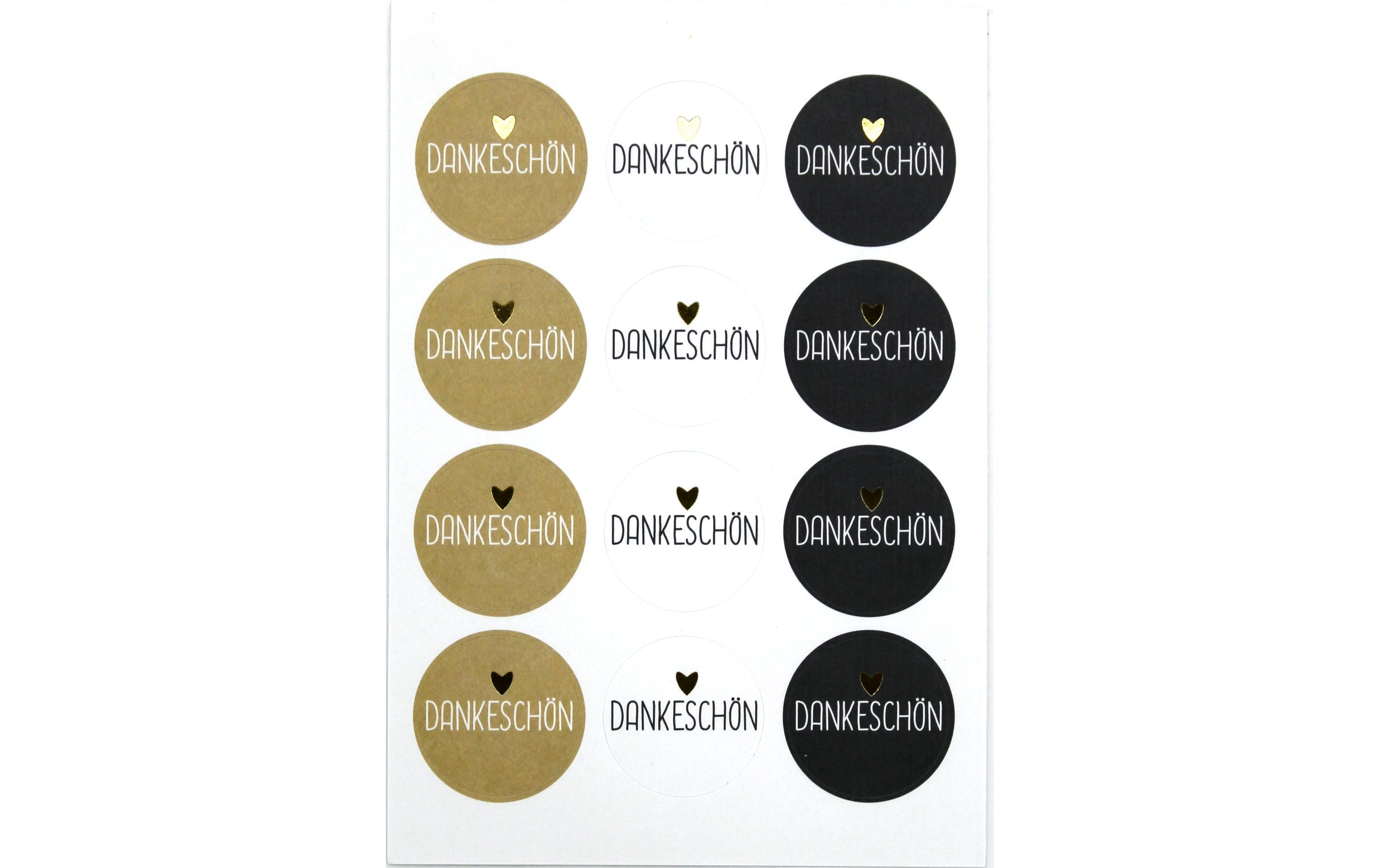 Artoz Motivsticker Dankeschön 6 Stück Artoz Motivsticker Dankeschön 6 Stück