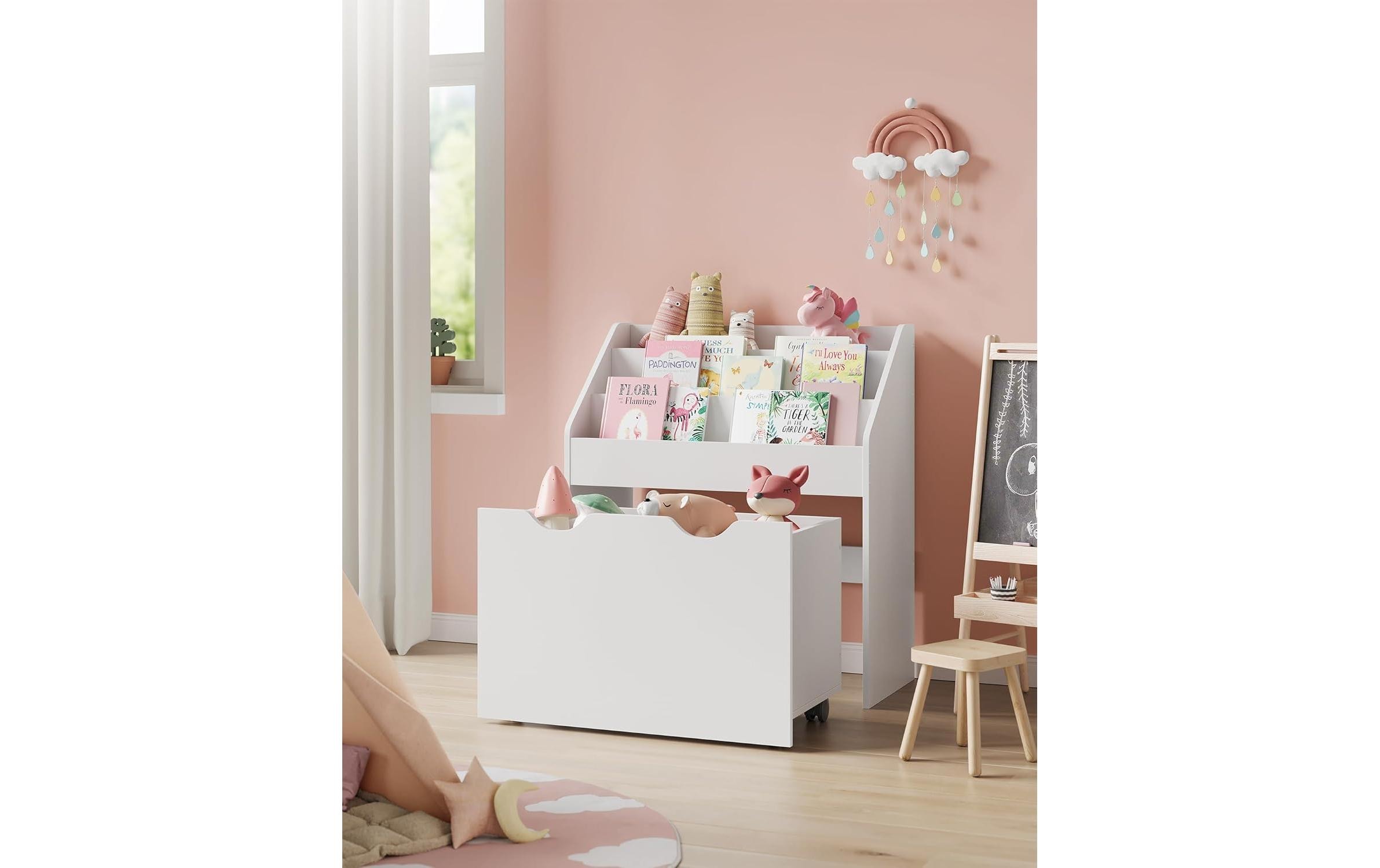 Songmics Bücherregal mit Schublade