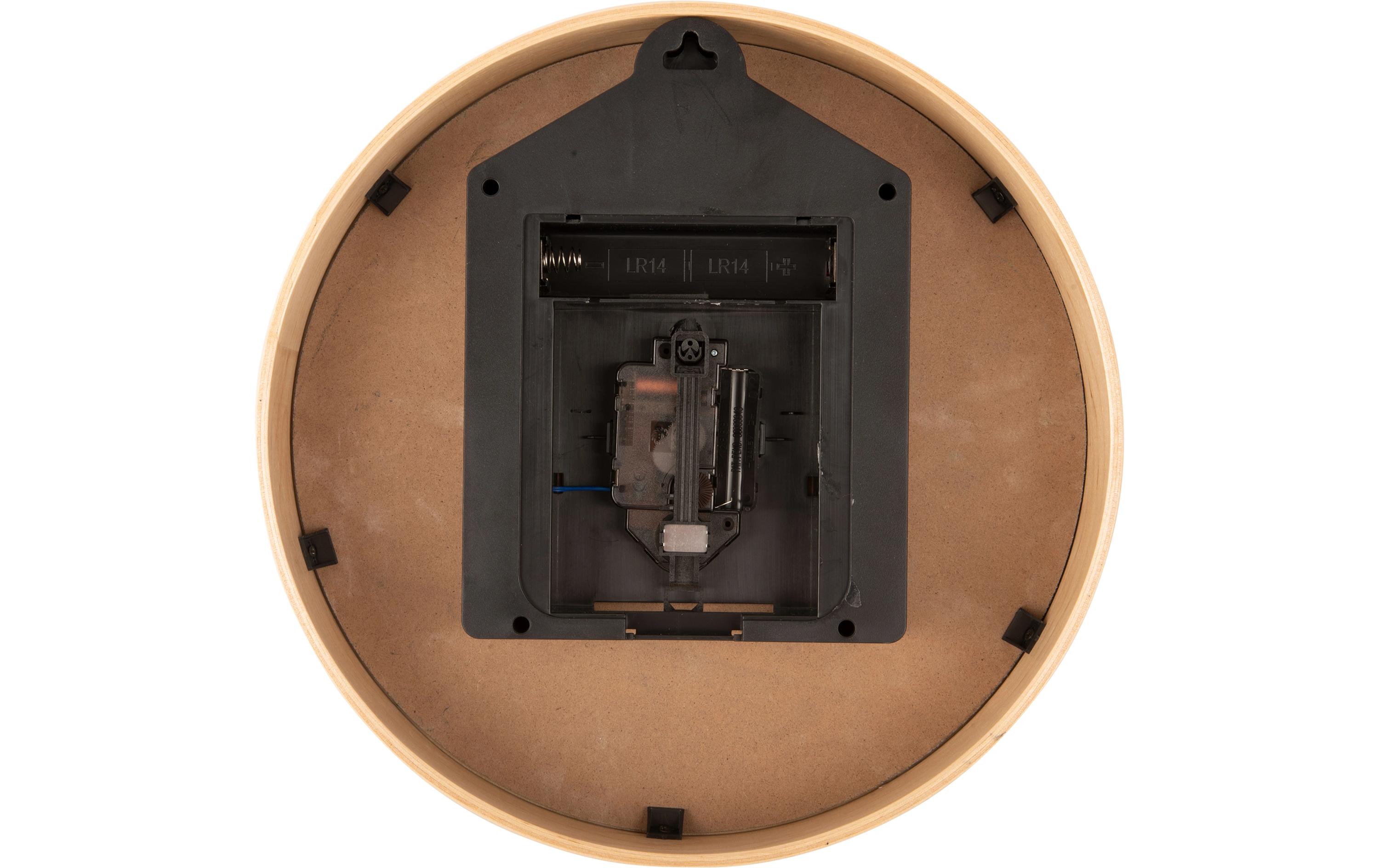 KARLSSON Wanduhr Natural Cuckoo 31.5 cm, Weiss