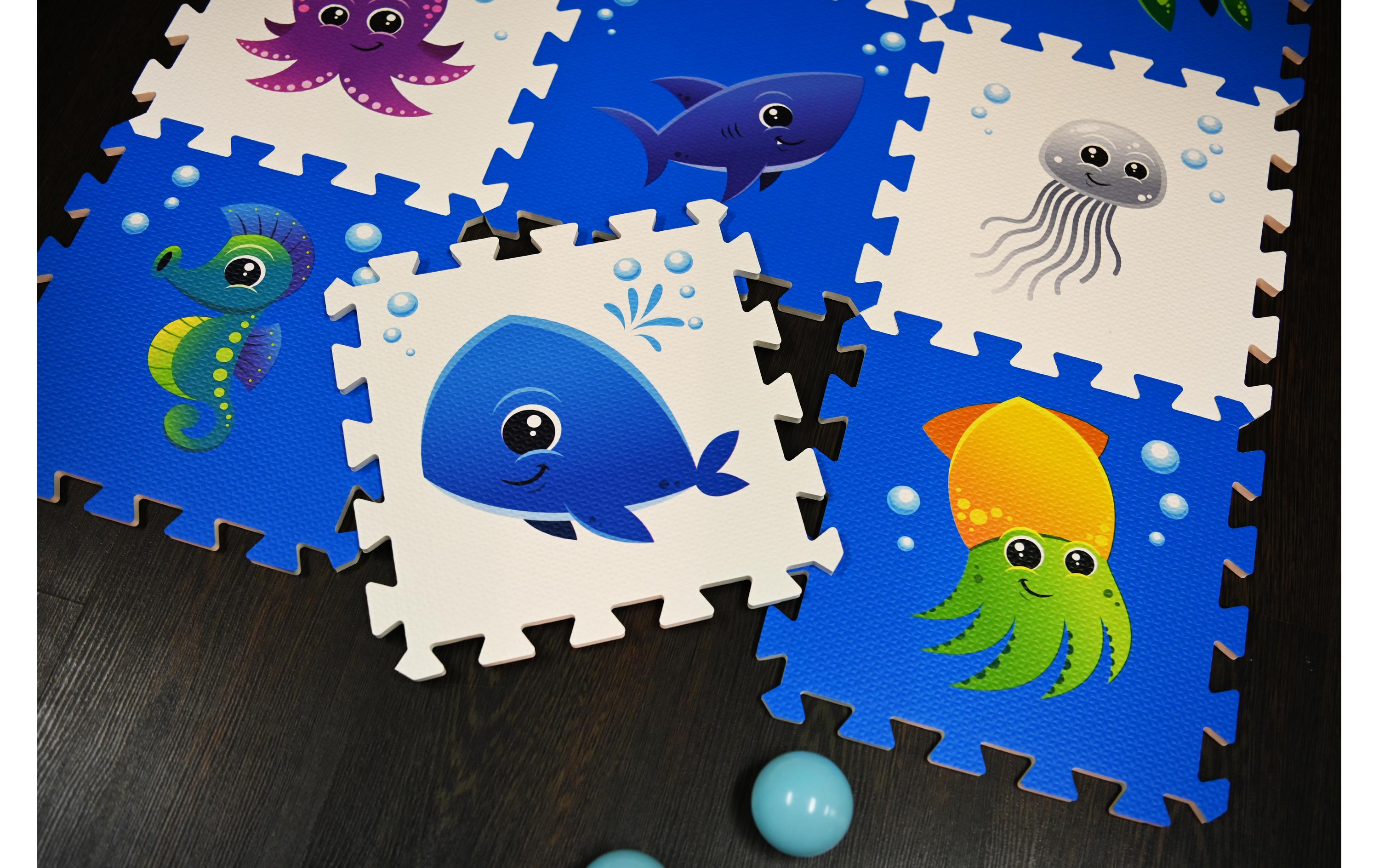 Knorrtoys Puzzlematte Meereswelt 9-teilig