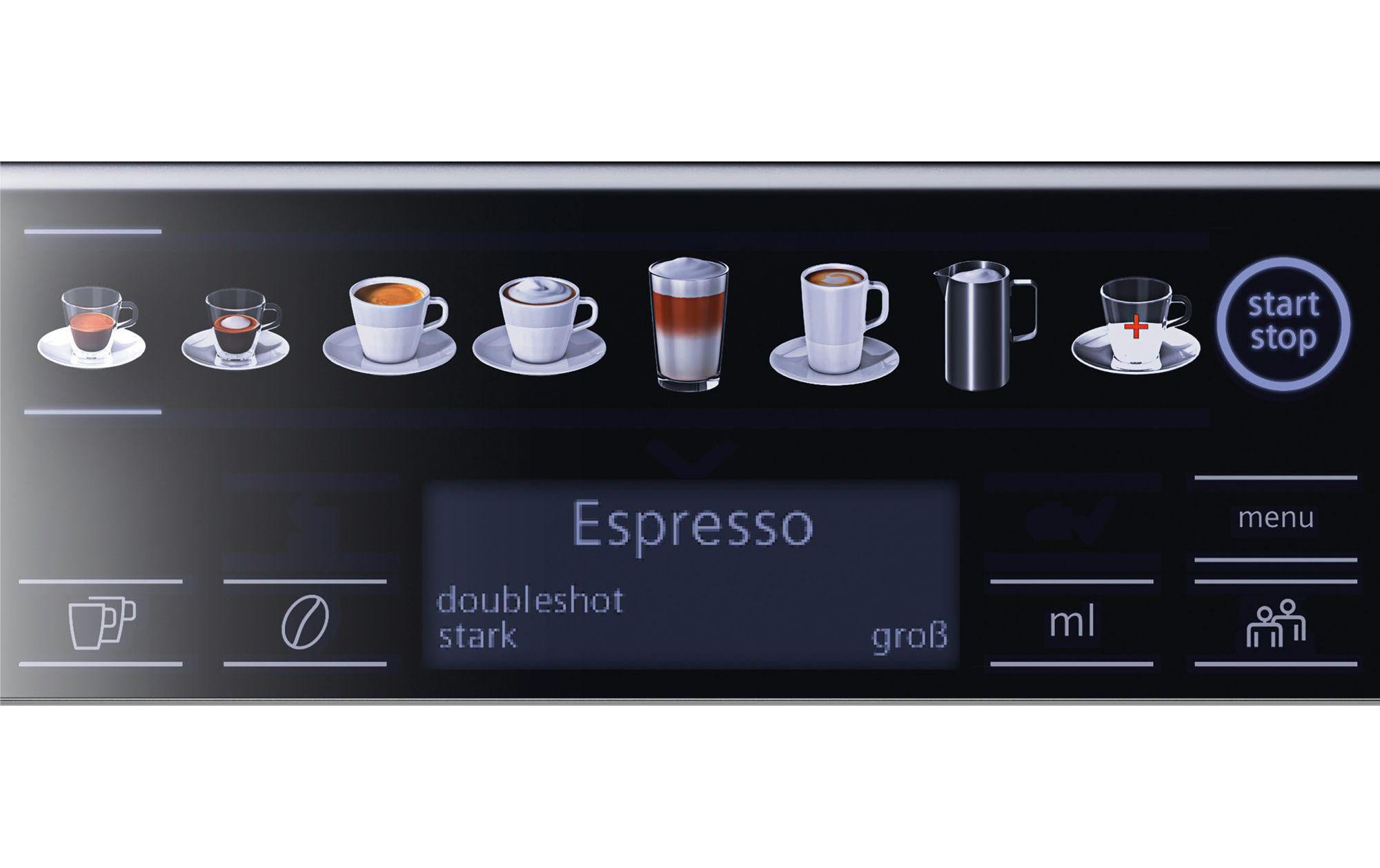 Siemens Kaffeevollautomat EQ.6 plus s300 Grau, Schwarz Siemens Kaffeevollautomat EQ.6 plus s300 Grau, Schwarz