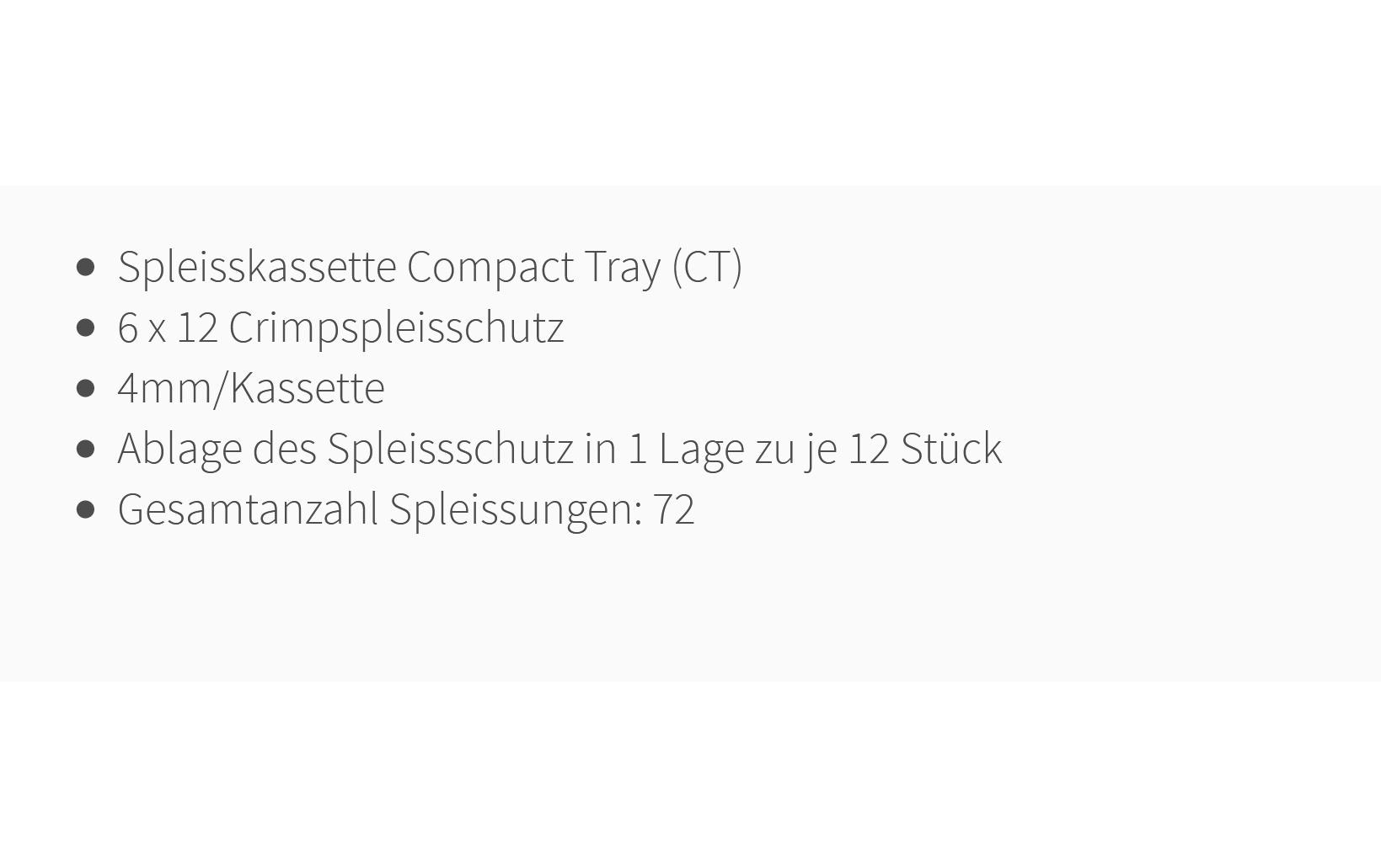 Lightwin Spleisskassette für LFC Muffen, 6 Kassetten für 72 Fasern Lightwin Spleisskassette für LFC Muffen, 6 Kassetten für 72 Fasern