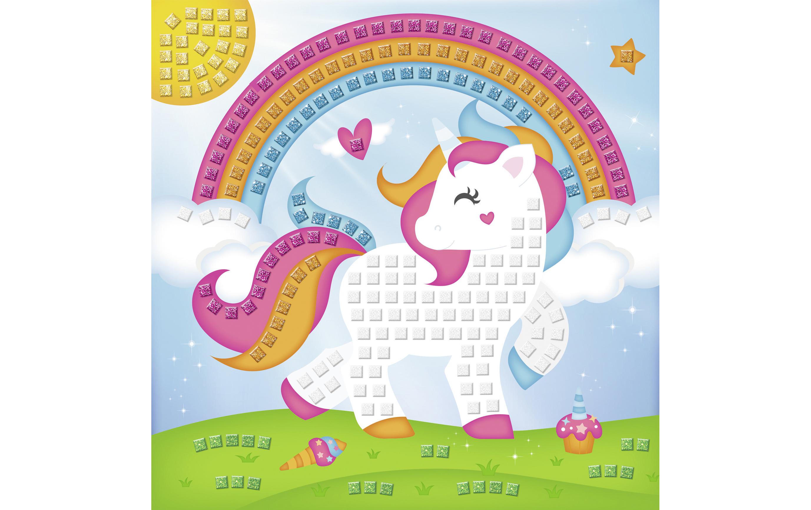 URSUS Moosgummi-Set Glitter Einhorn, Mehrfarbig URSUS Moosgummi-Set Glitter Einhorn, Mehrfarbig