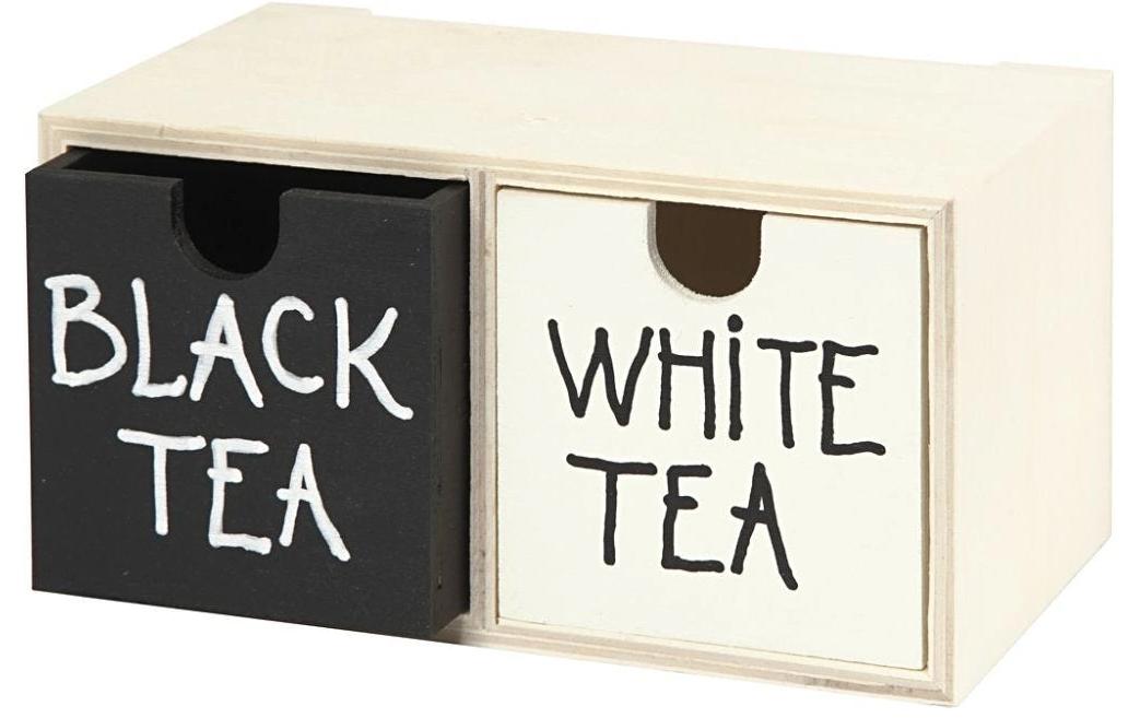 Creativ Company Holzartikel Box mit Schubladen 1 Stück