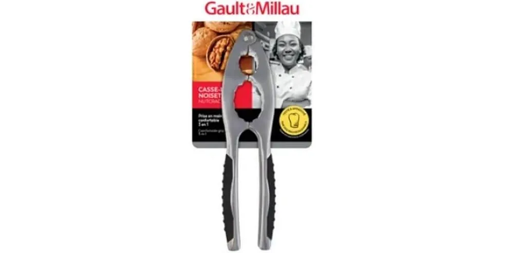 Gault Millau Nussknacker 18 cm, Schwarz/Silber