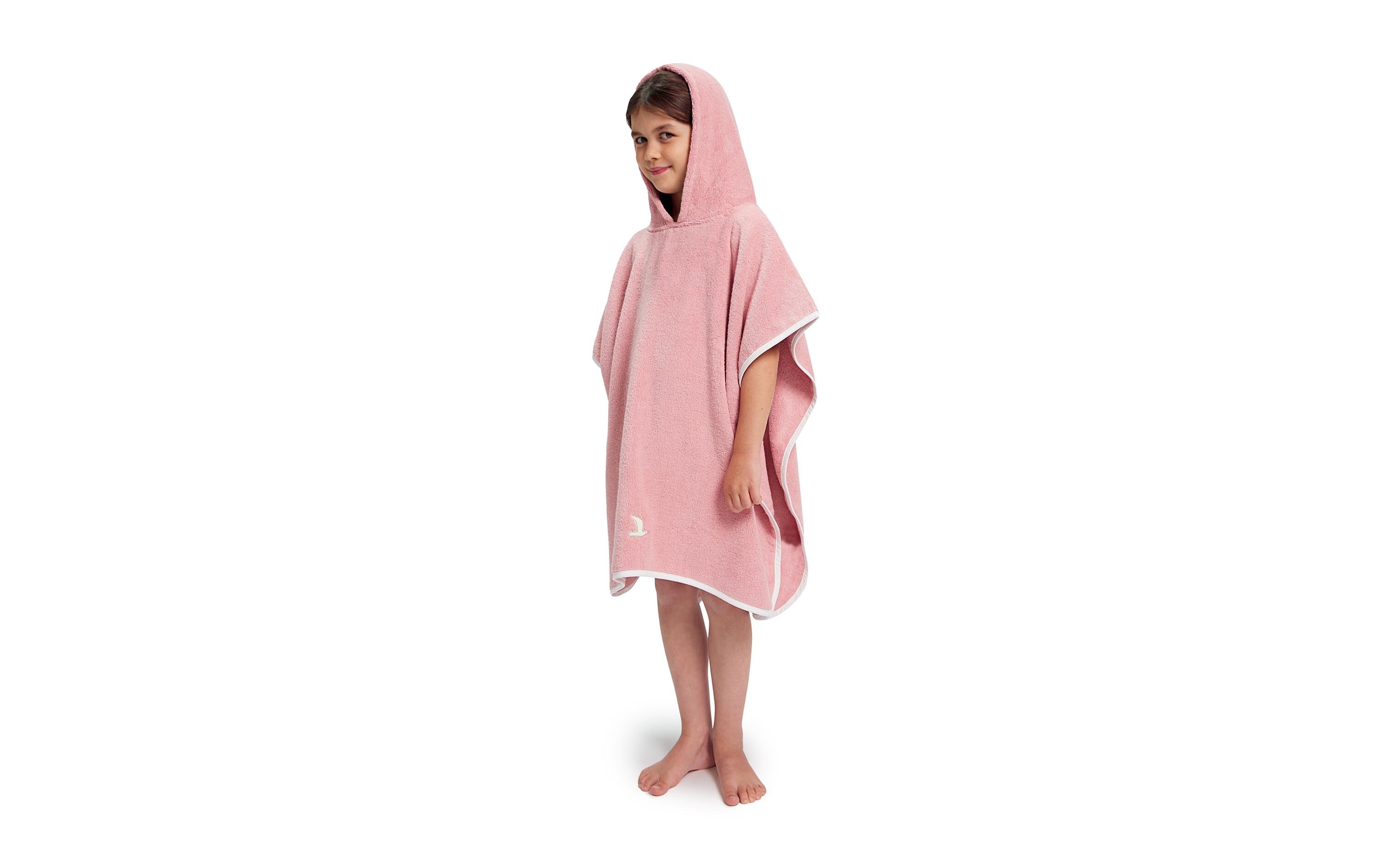 Möve Poncho Soft Hug Grösse 110-128, Rosa