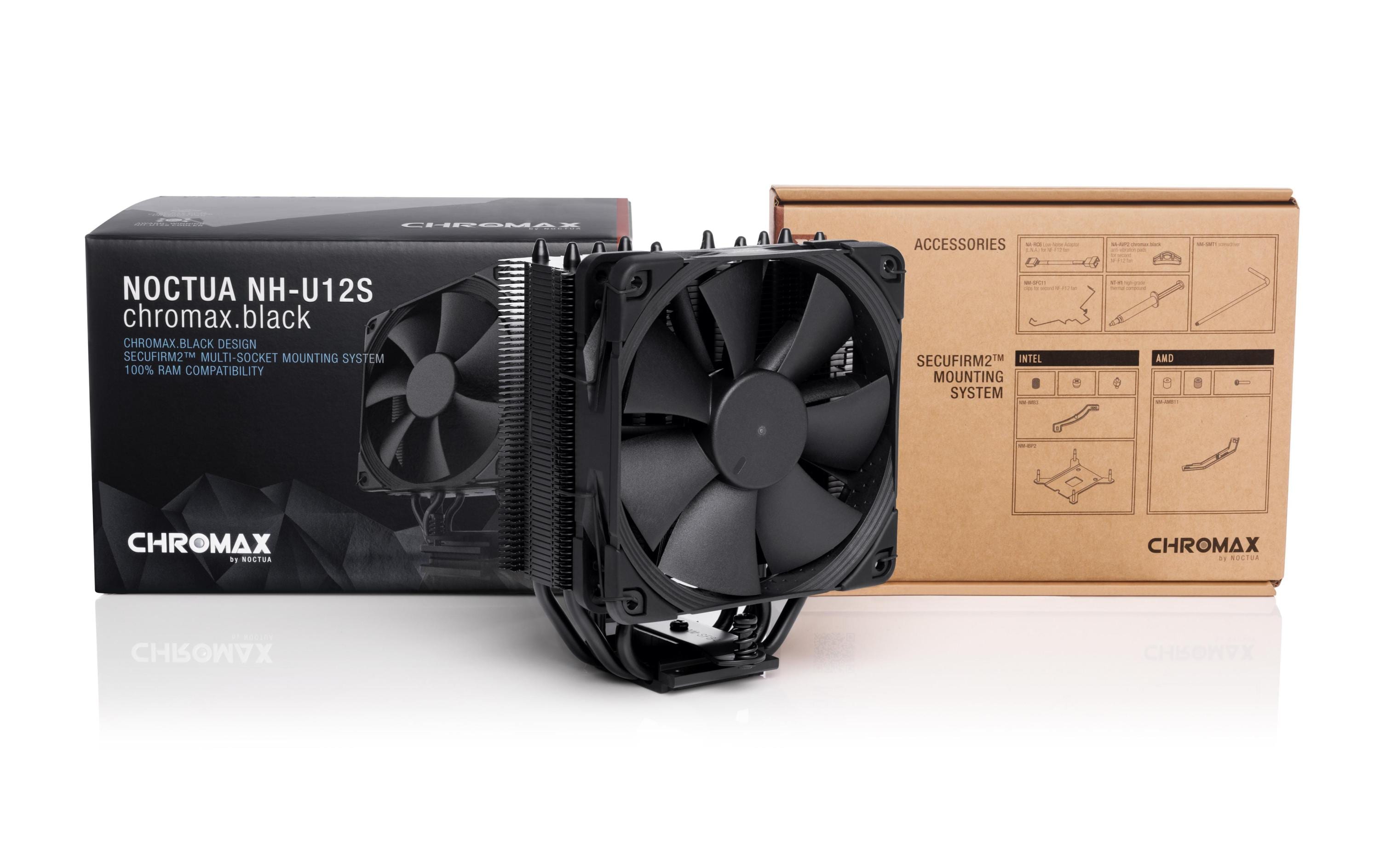 Noctua CPU-Kühler NH-U12S chromax.black