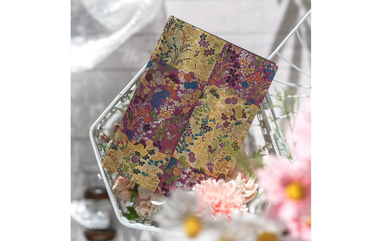 Paperblanks Notizbuch Kara-ori 17.5 x 22 cm, Liniert, Pink