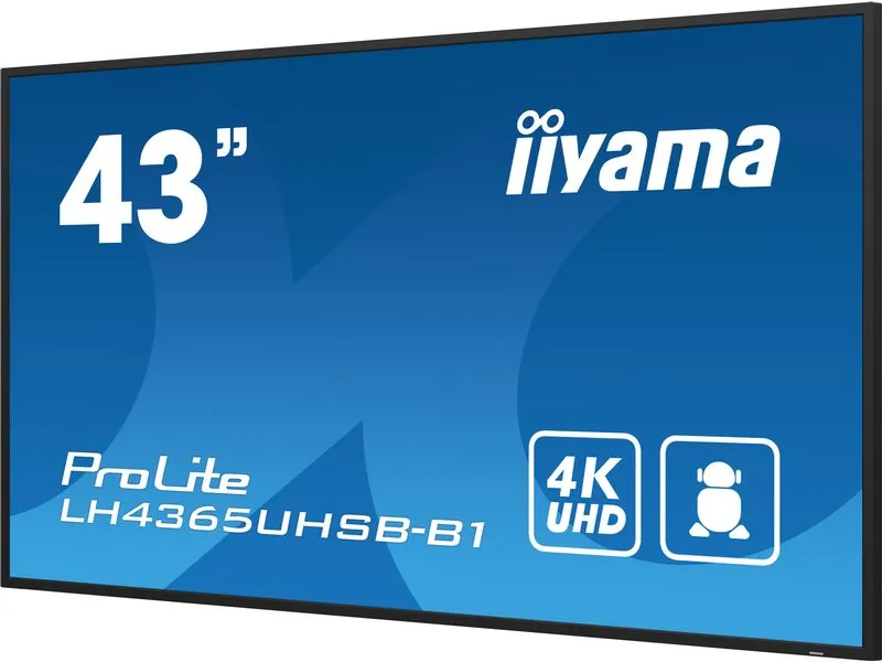 iiyama Public Display LH4365UHSB-B1 42.5 iiyama Public Display LH4365UHSB-B1 42.5