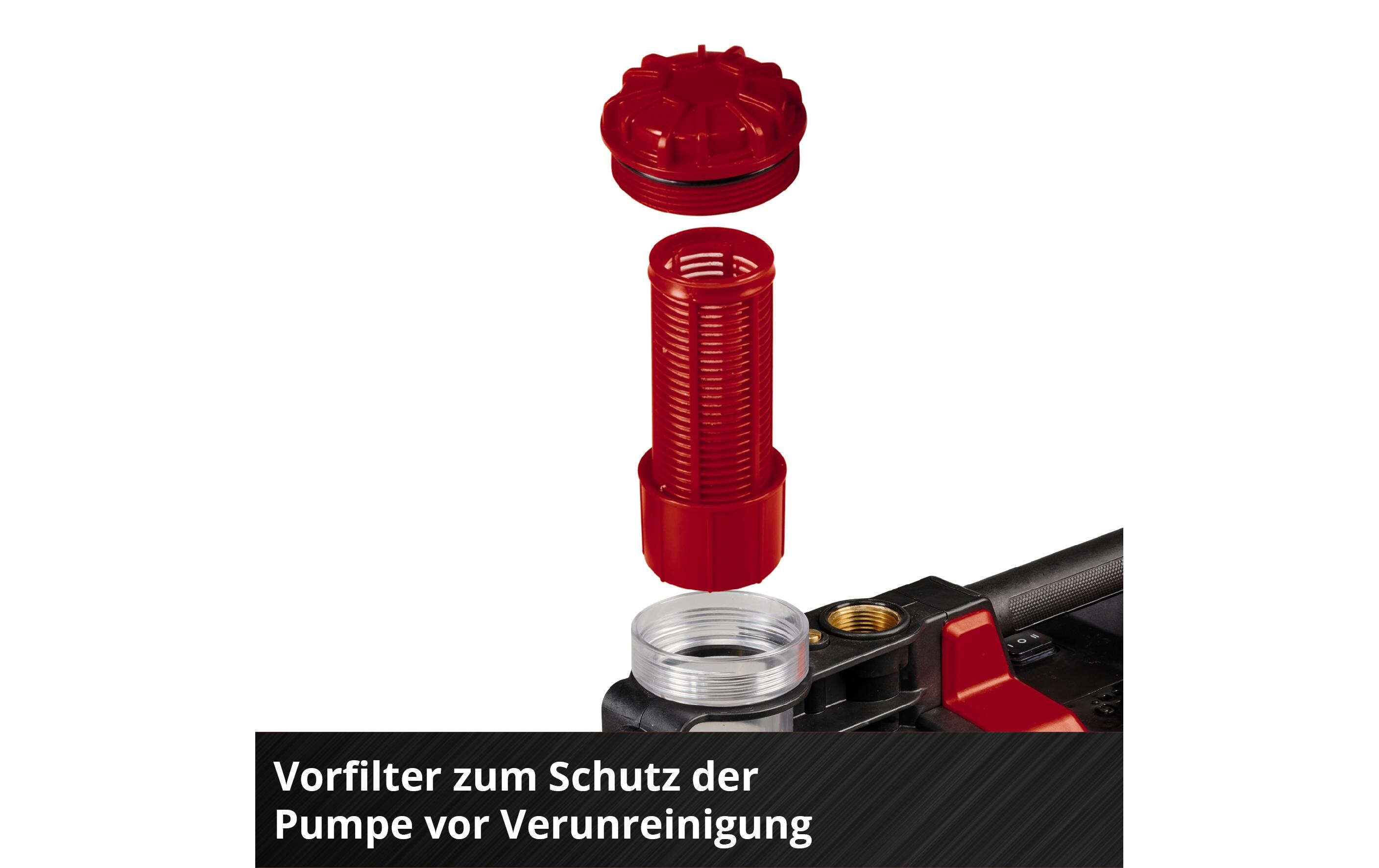 Einhell Akku-Gartenpumpe AQUINNA 36/38 F LED