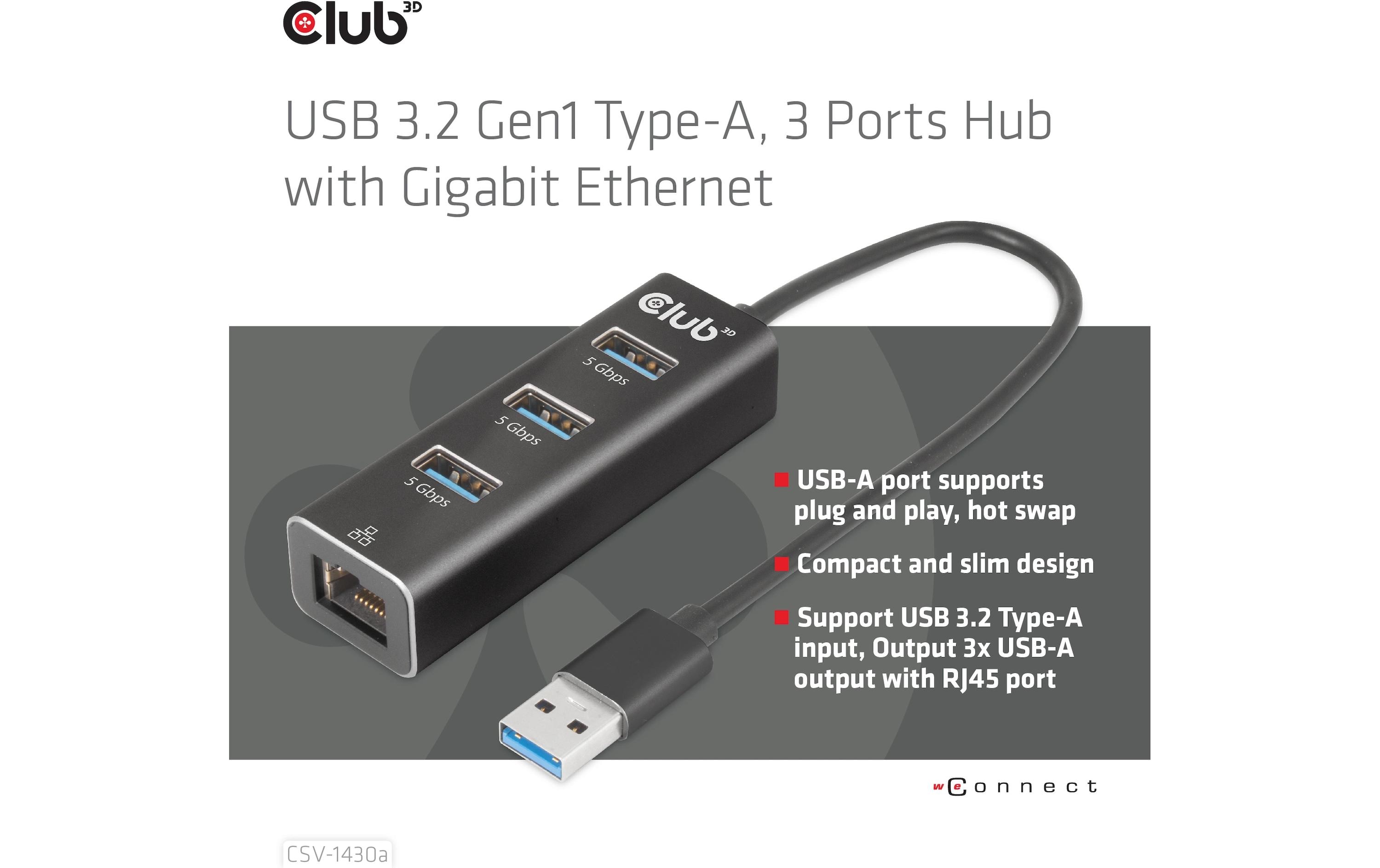 Club 3D USB-Hub CSV-1430a