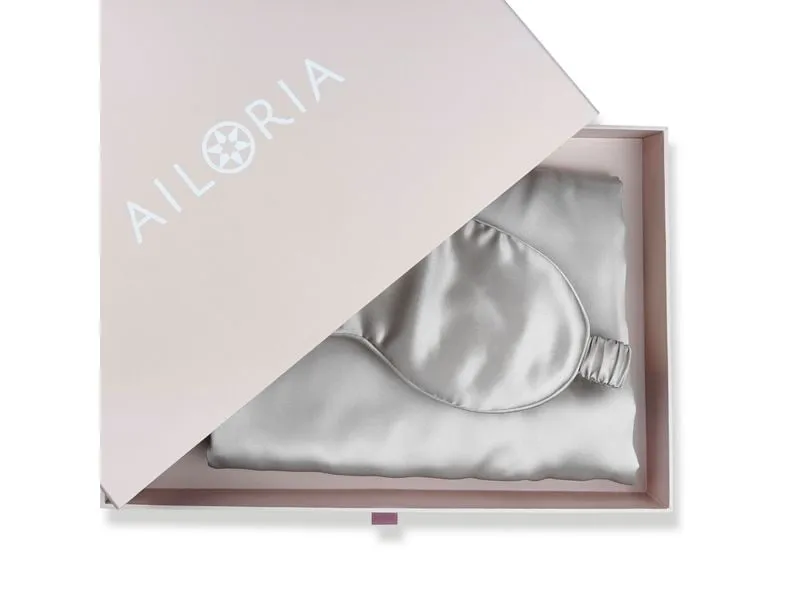 Ailoria BEAUTY SLEEP SET 100% Maulbeerseide, 80 x 80 cm