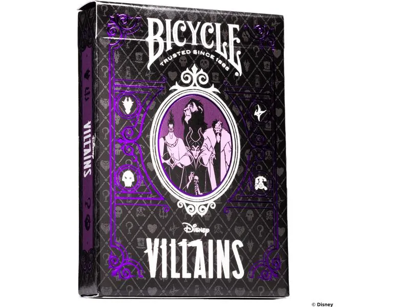Bicycle Poker Disney 100 - Green / Purple Villain assortiert Bicycle Poker Disney 100 - Green / Purple Villain assortiert