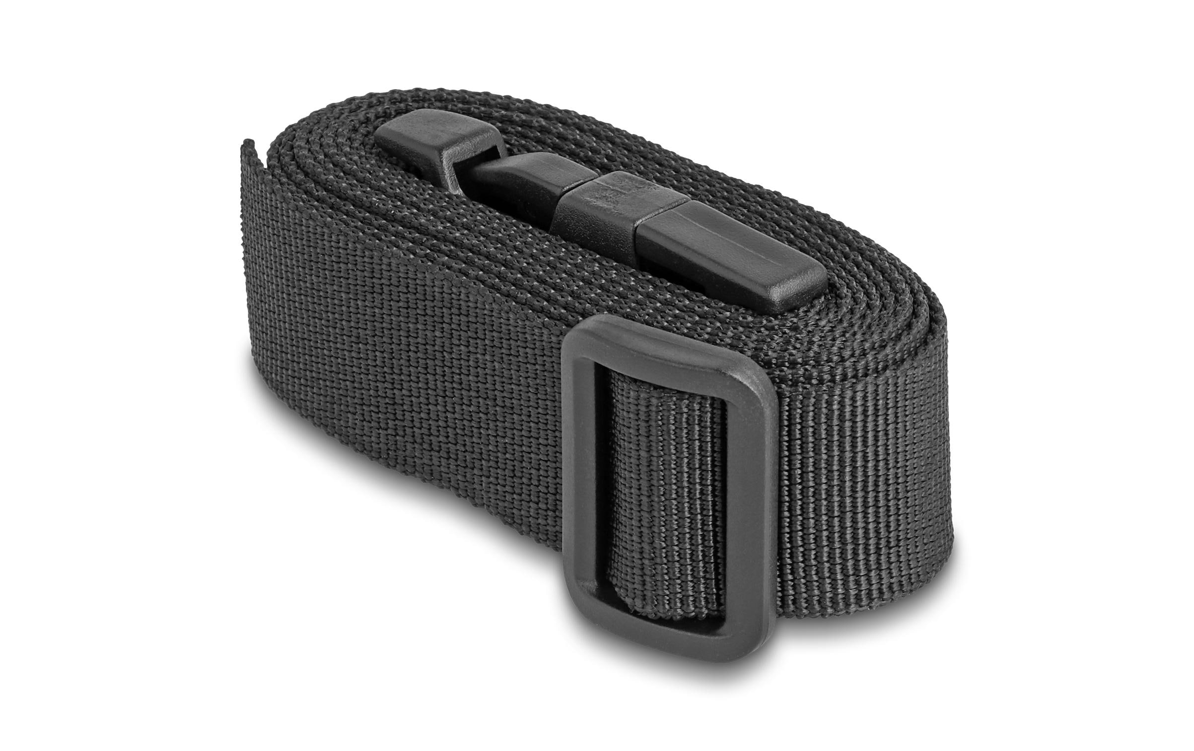 Delock Koffergurt verstellbar, Schwarz, 1.5 m, 2 Stück