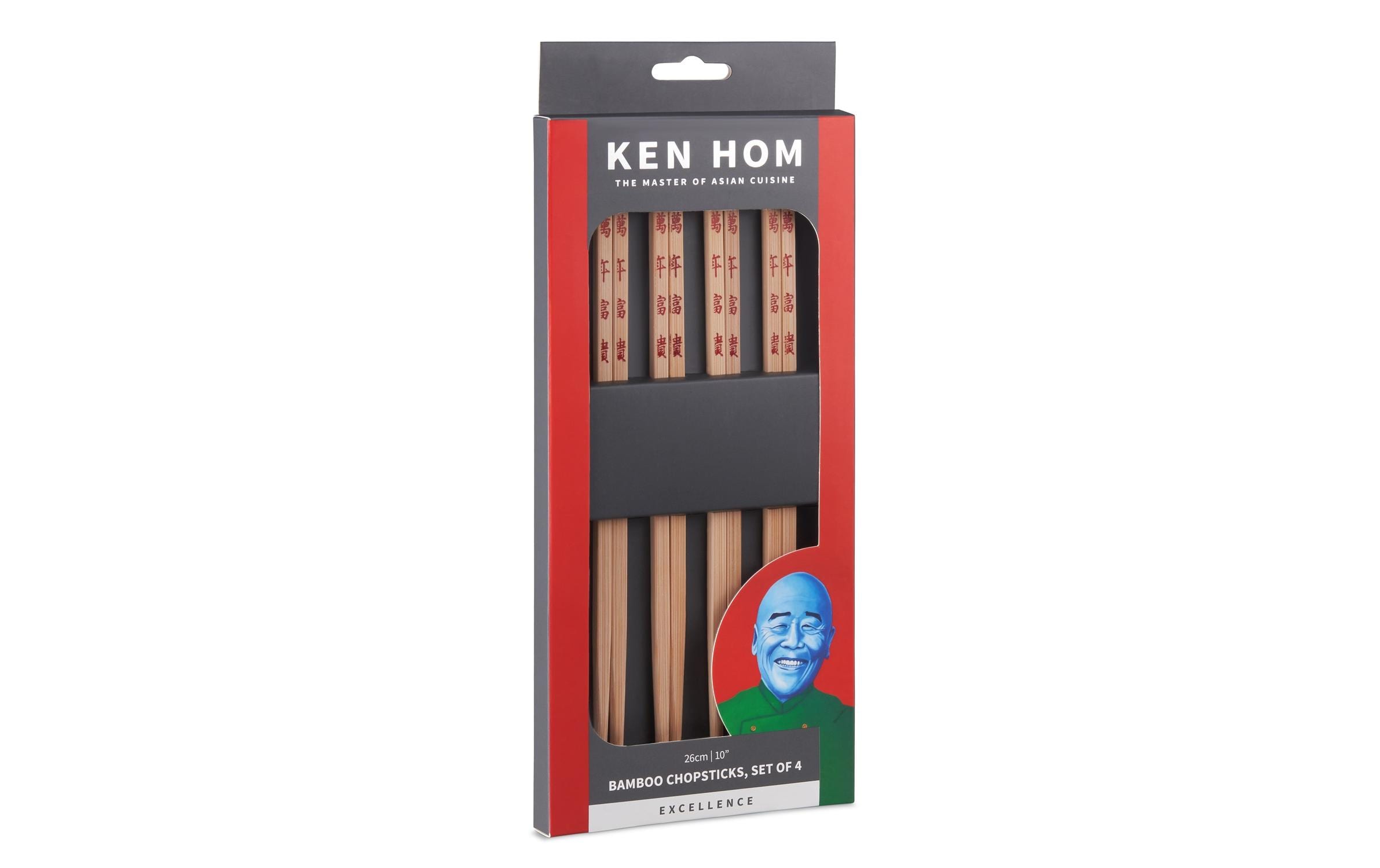 Ken Hom Essstäbchen 26 cm 8-teilig, Beige