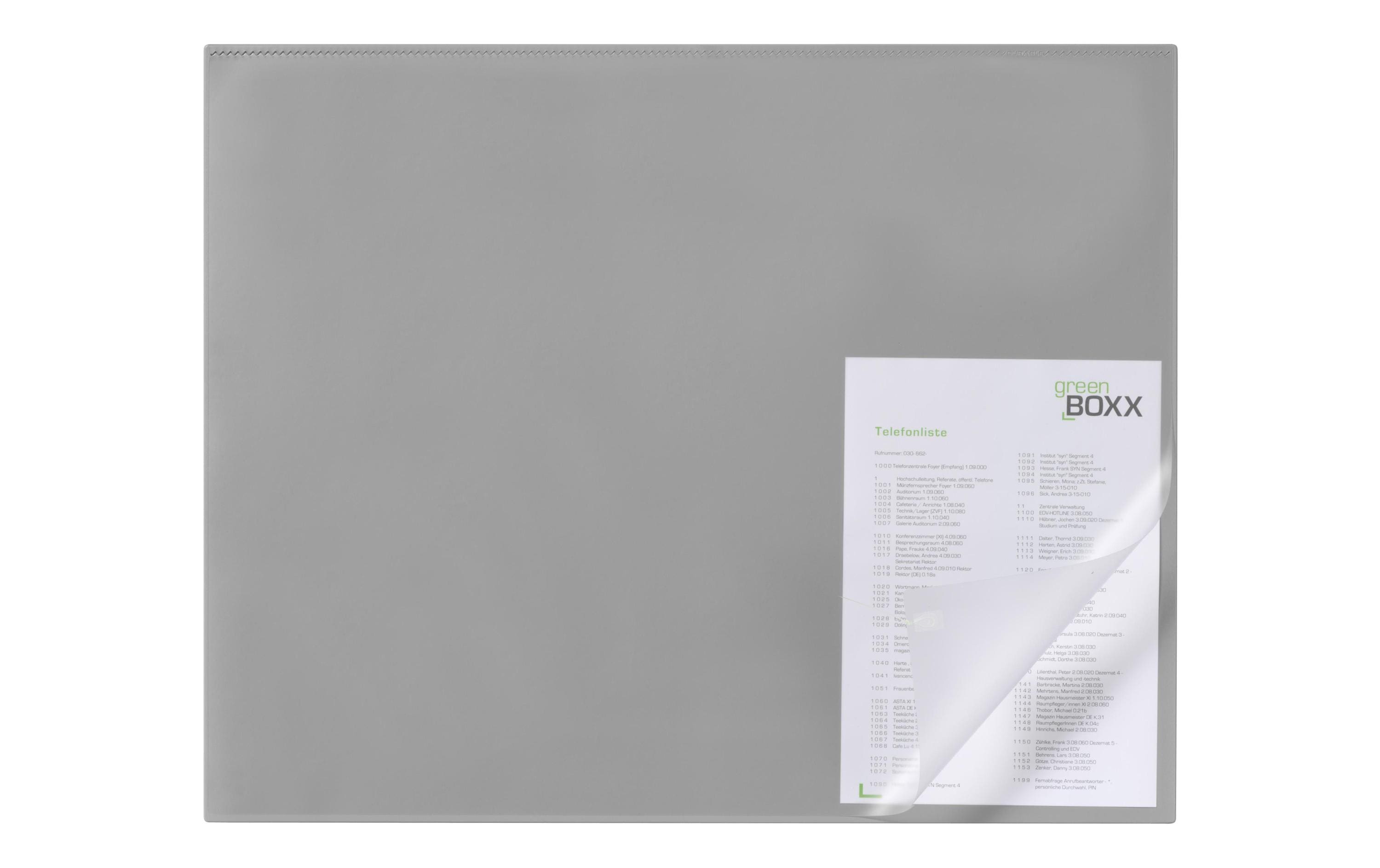 DURABLE Schreibunterlage 65 x 50 cm mit Kantenschutz