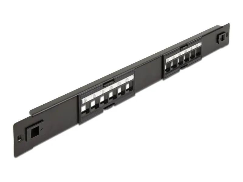 Delock Patchpanel 19″ Keystone 12-Port 19 Rack