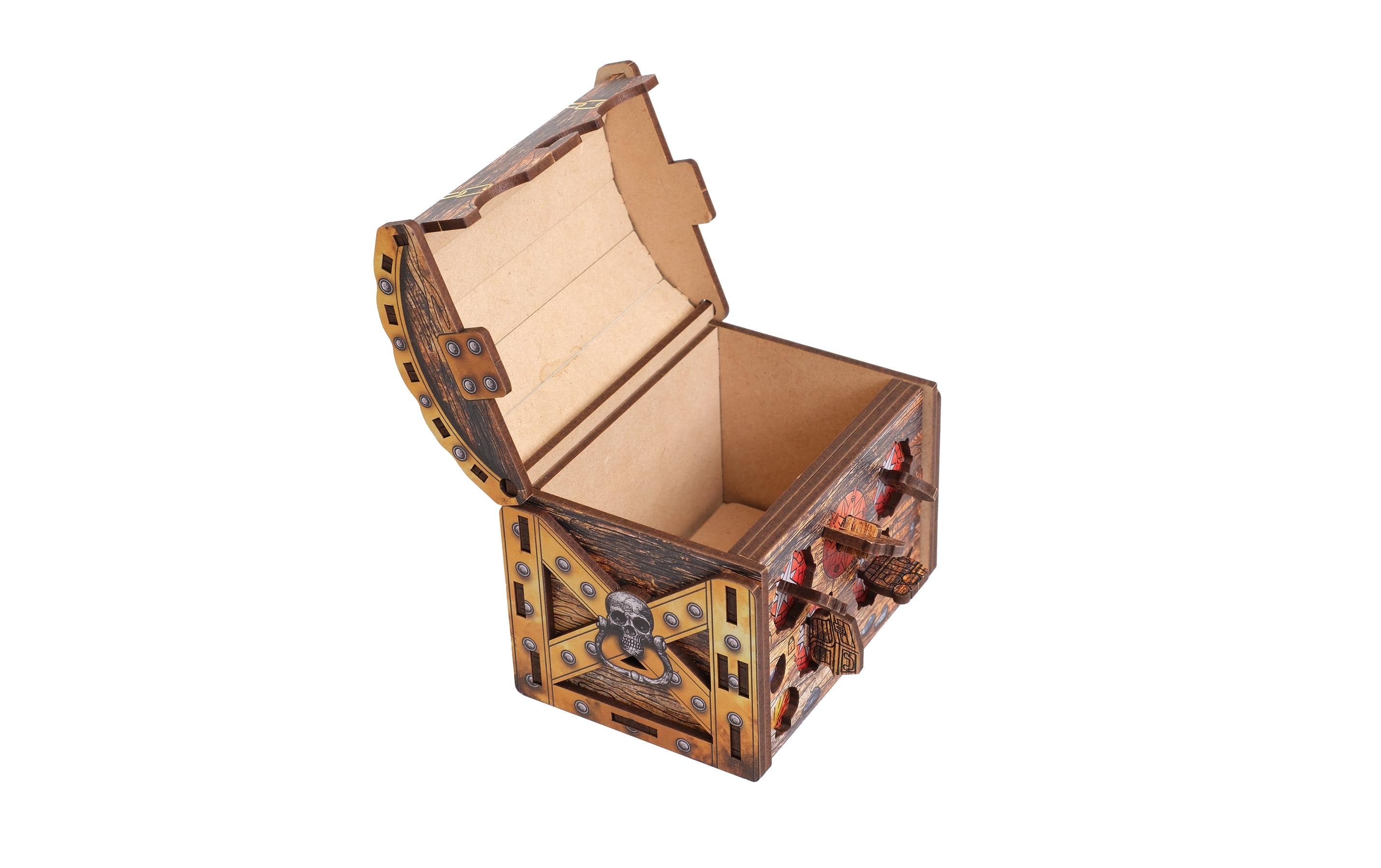 Escape Welt Rätselspiel Art Secret Box «Piraten Schatzkiste»