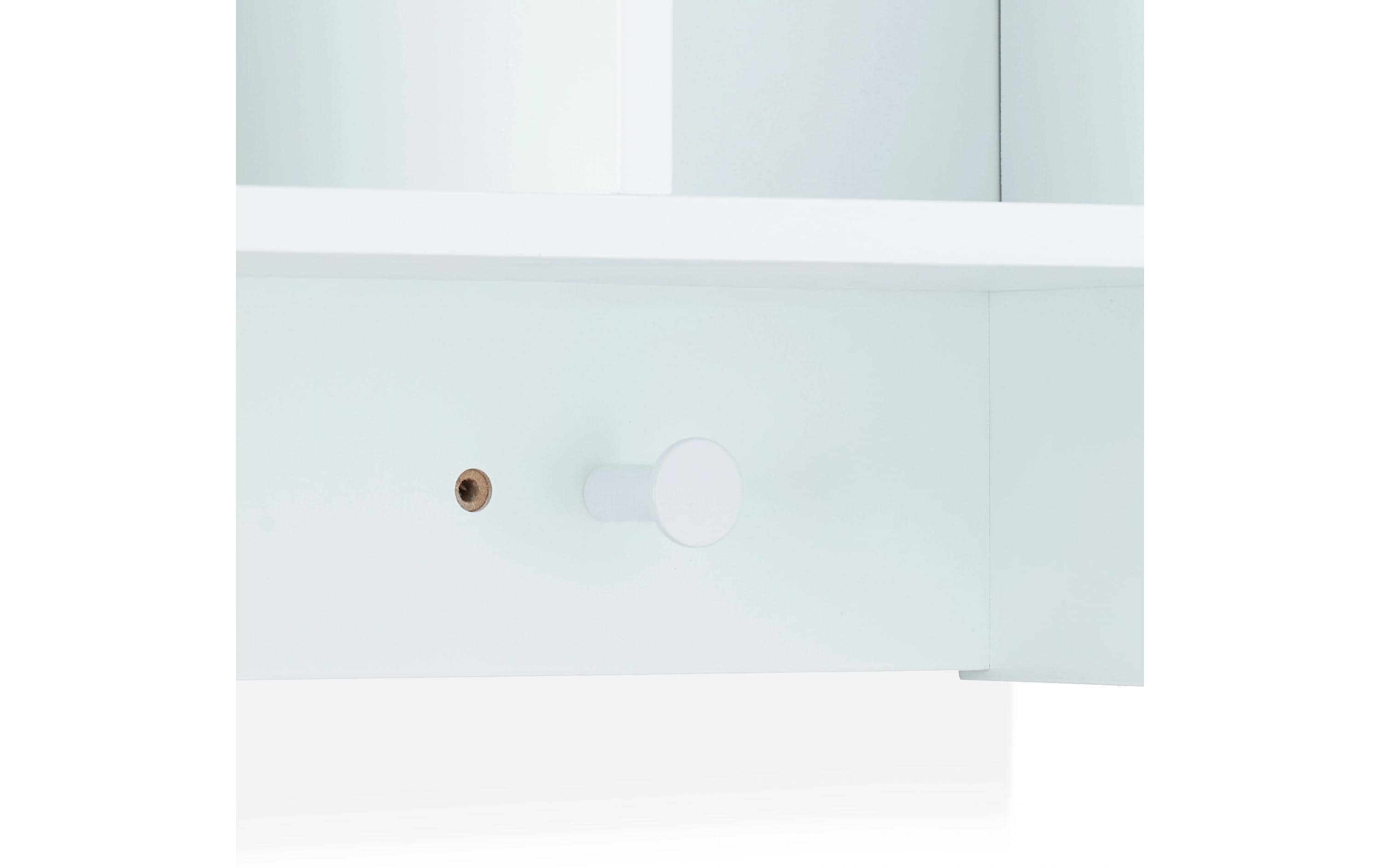 relaxdays Kinderregal mit 5 Fächern Weiss