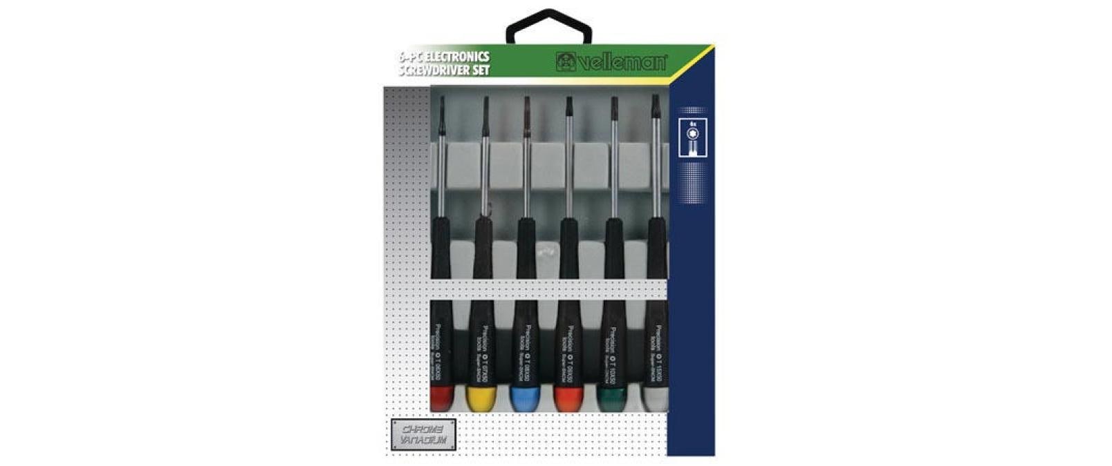 Velleman Schraubenzieher-Set Torx 6-teilig Velleman Schraubenzieher-Set Torx 6-teilig