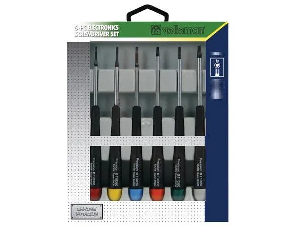 Velleman Schraubenzieher-Set Torx 6-teilig