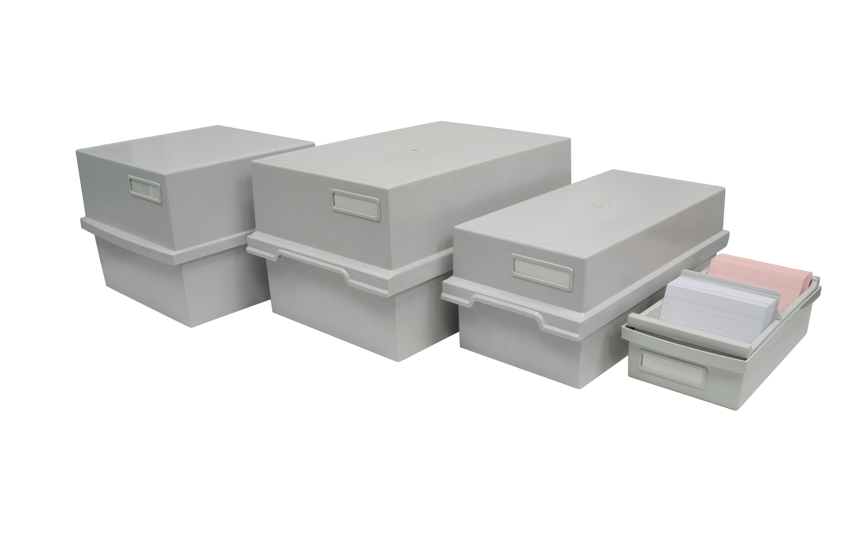 Exacompta Karteibox A7, Grau