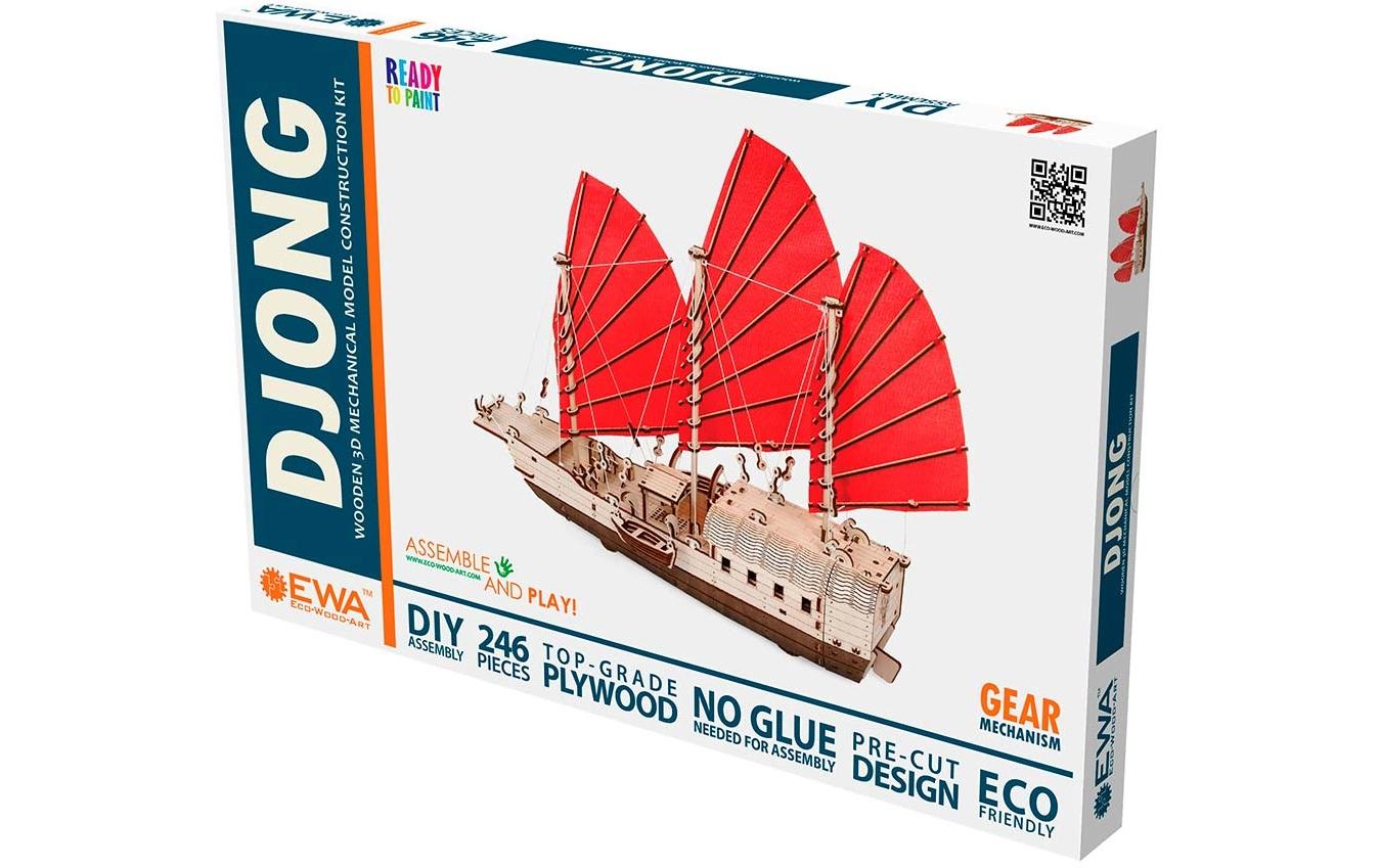 Eco-Wood-Art Bausatz Asiatisches Schiff Djong