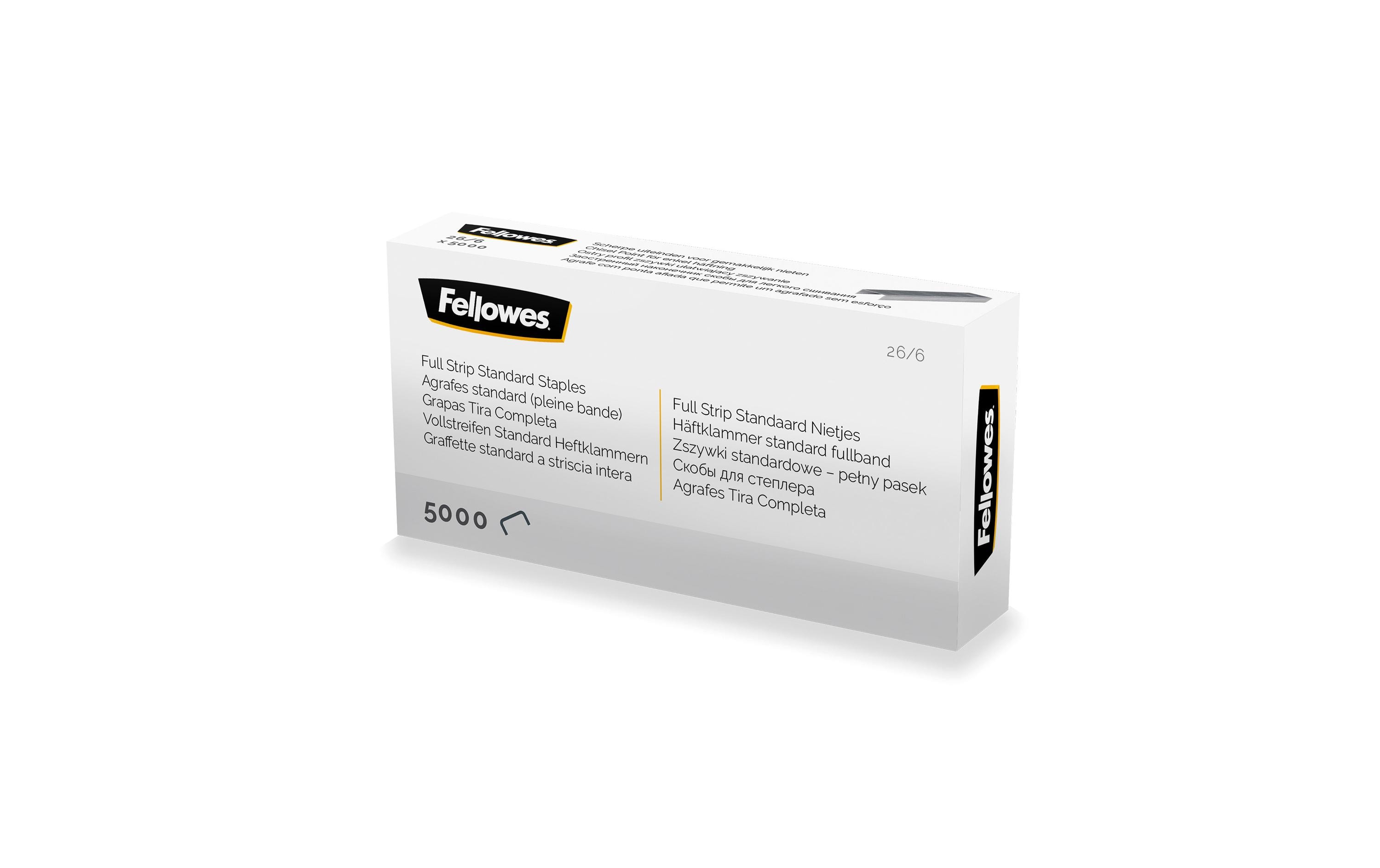 Fellowes Heftklammer 26/6 5000 Stück, Vollstreifen Fellowes Heftklammer 26/6 5000 Stück, Vollstreifen