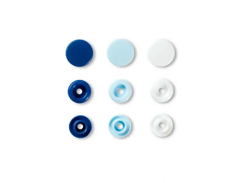 Prym Druckknöpfe Color Snaps Grün/Braun, 12.4 mm, 30 Stück Prym Druckknöpfe Color Snaps Grün/Braun, 12.4 mm, 30 Stück