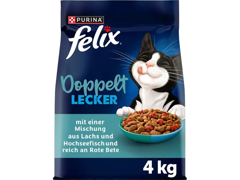 Felix Trockenfutter Doppelt Lecker Adult Fisch 4 kg Felix Trockenfutter Doppelt Lecker Adult Fisch 4 kg