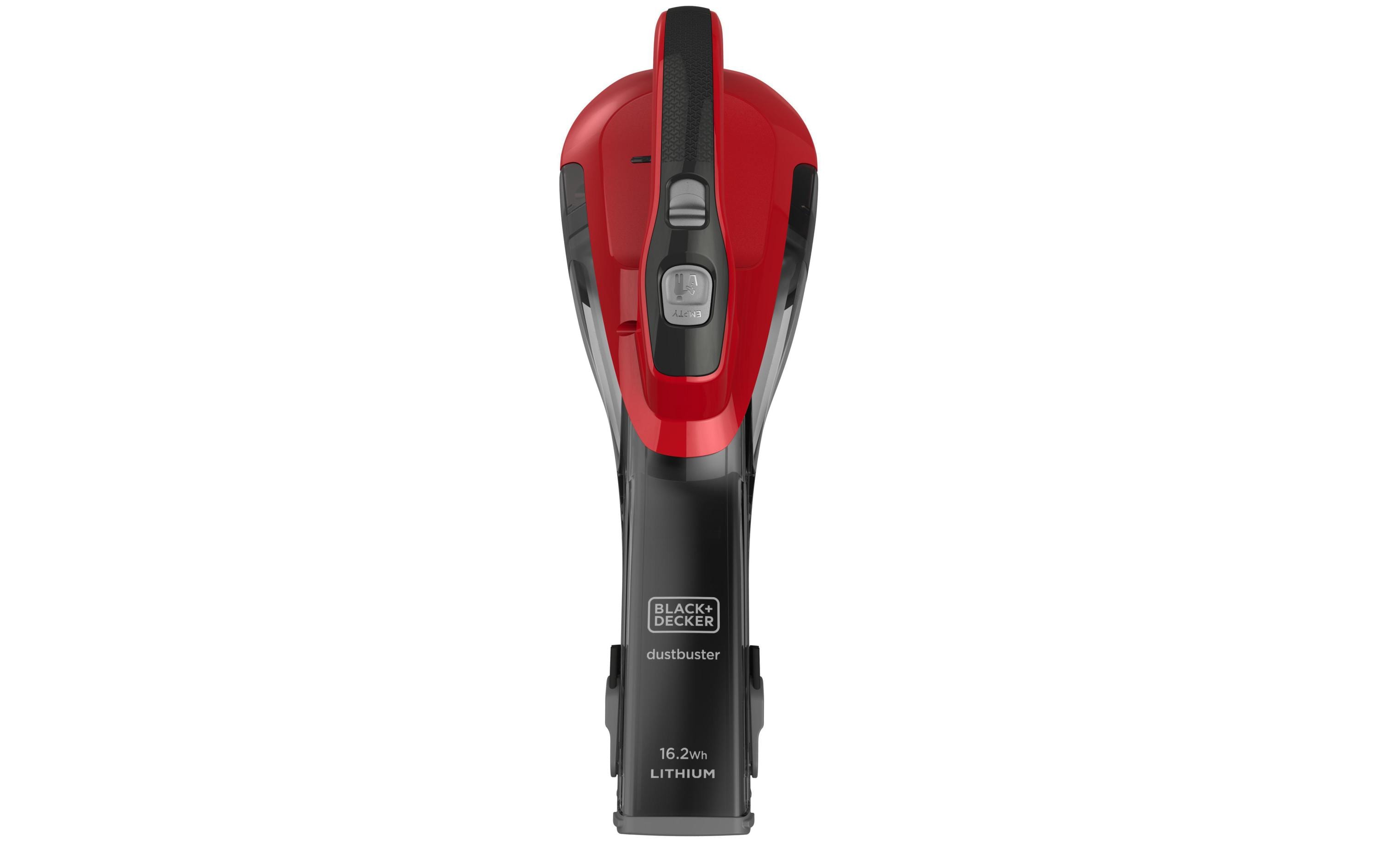 BLACK+DECKER Akku-Handsauger Dustbuster Lithium Rot