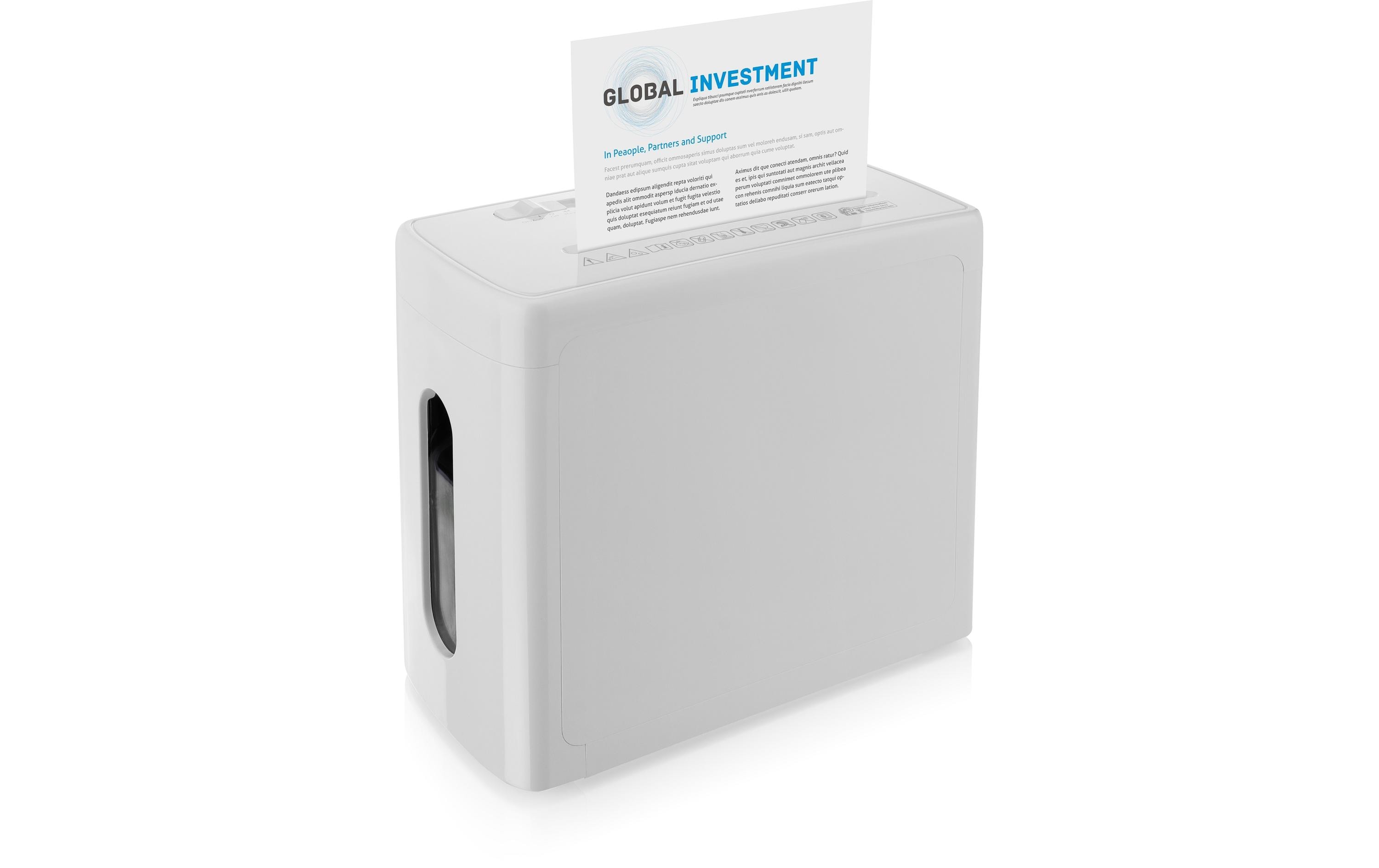 Peach Bürogeräte Aktenvernichter PS500-15 P-4, 6 Blatt