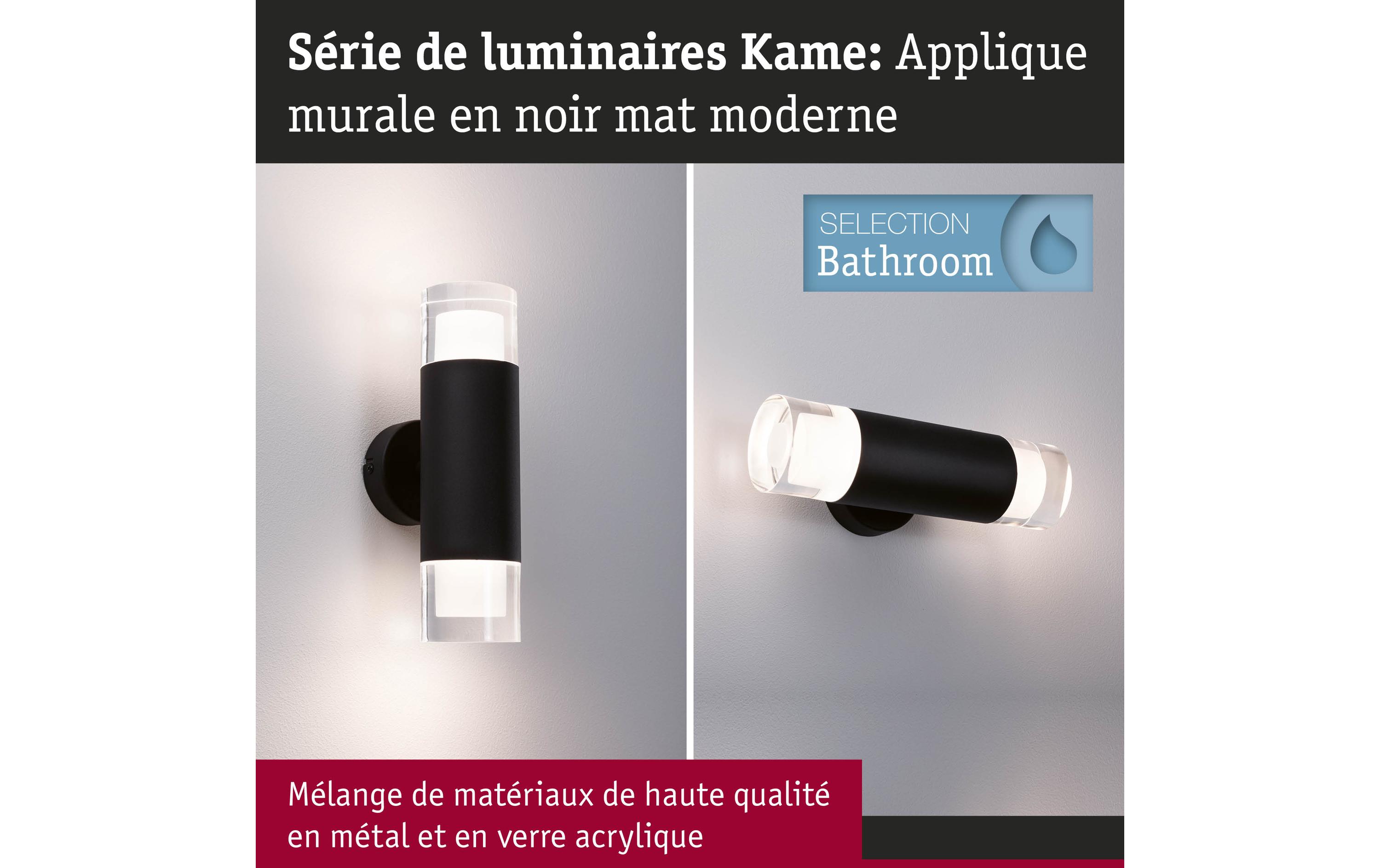 Paulmann Badezimmerleuchte Wand-/Deckenleuchte Kame 2x 4W Paulmann Badezimmerleuchte Wand-/Deckenleuchte Kame 2x 4W