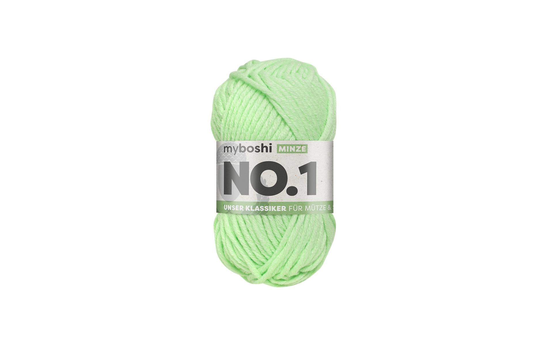 myBoshi Wolle Nr.1 Minze 50 g, 55 m