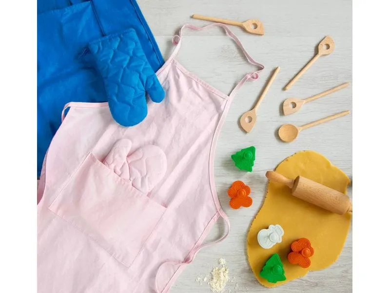 Städter Kochschürze Kleine Küchenfee Kids Rosa, 2-teilig