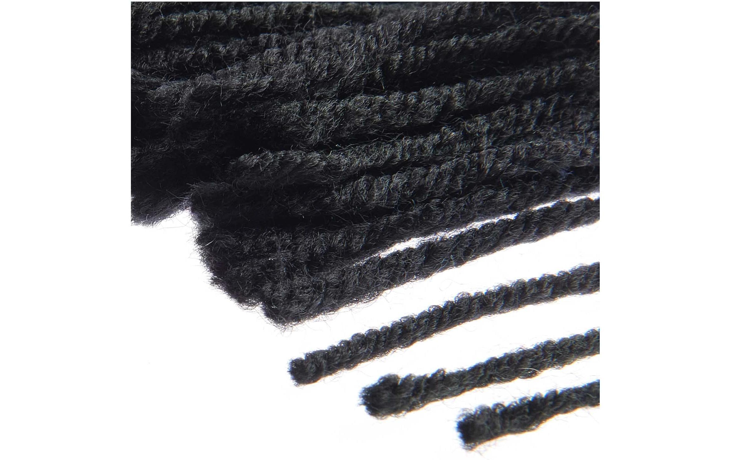 Rico Design Hooki Knüpfgarn Schwarz