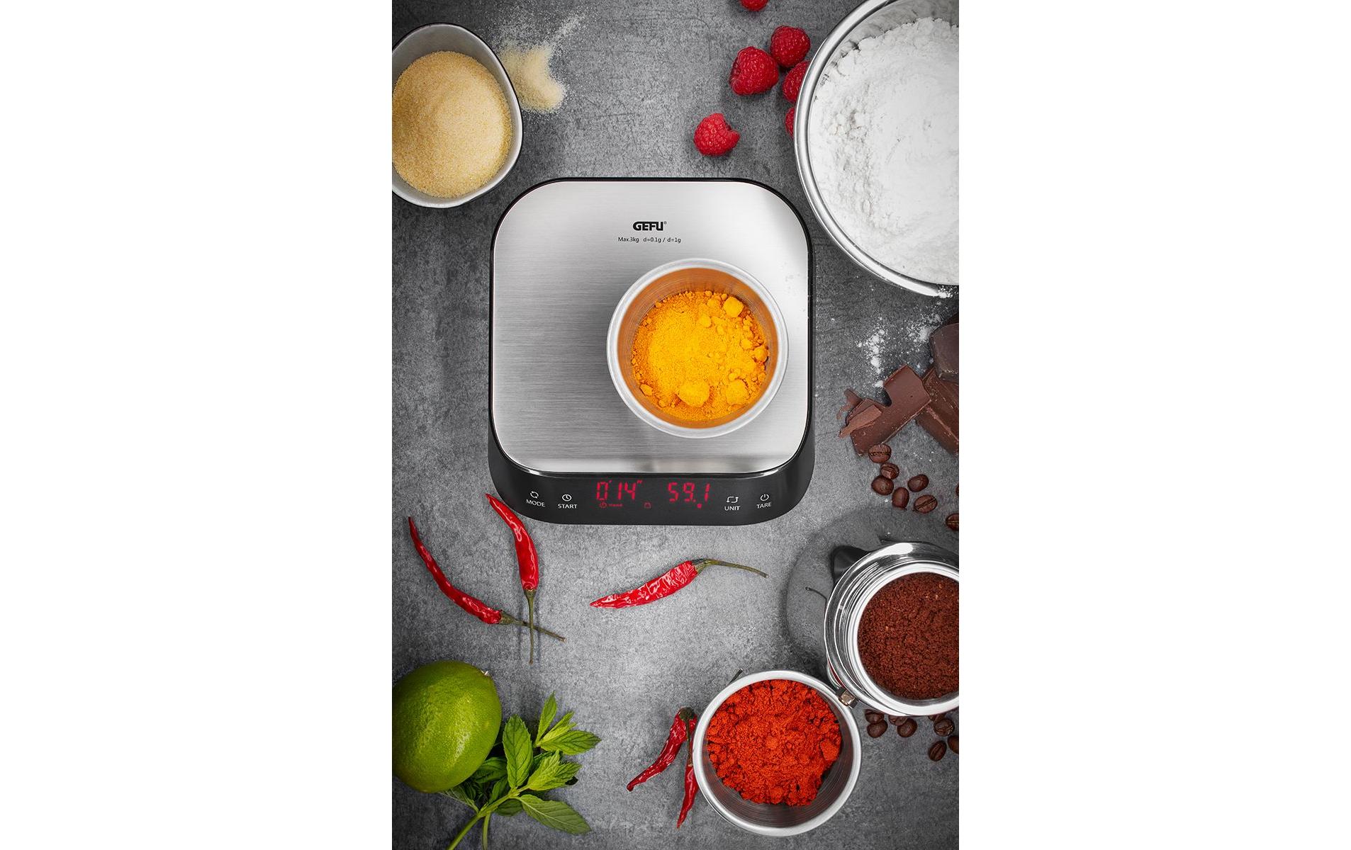 GEFU Küchenwaage PREZISO Schwarz