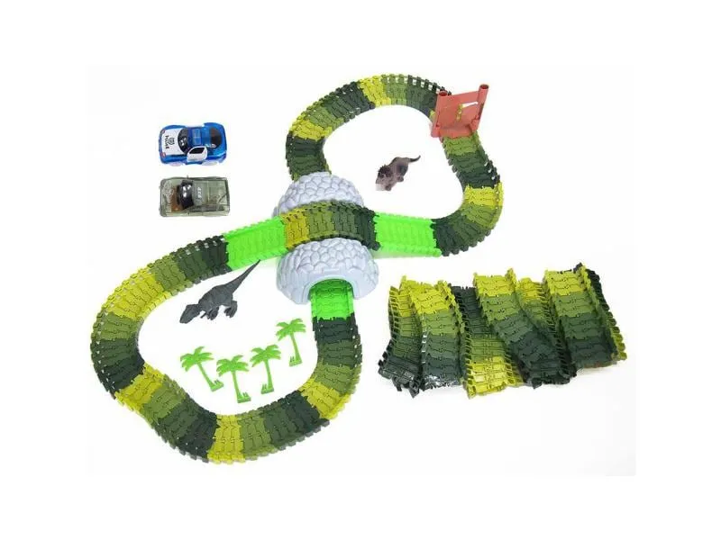 Amewi Magic Traxx Bahn Dino-Park Mega Set mit Tunnel Amewi Magic Traxx Bahn Dino-Park Mega Set mit Tunnel