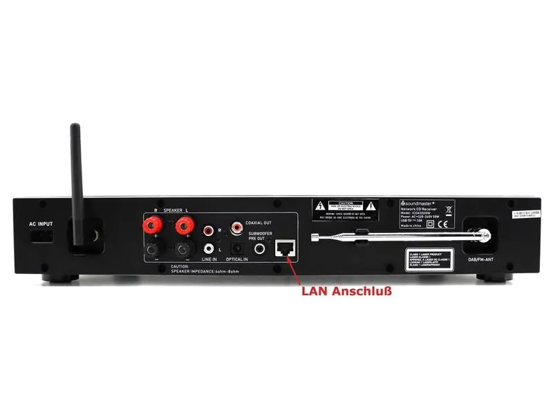 soundmaster Radio-Tuner ICD4350SW Schwarz