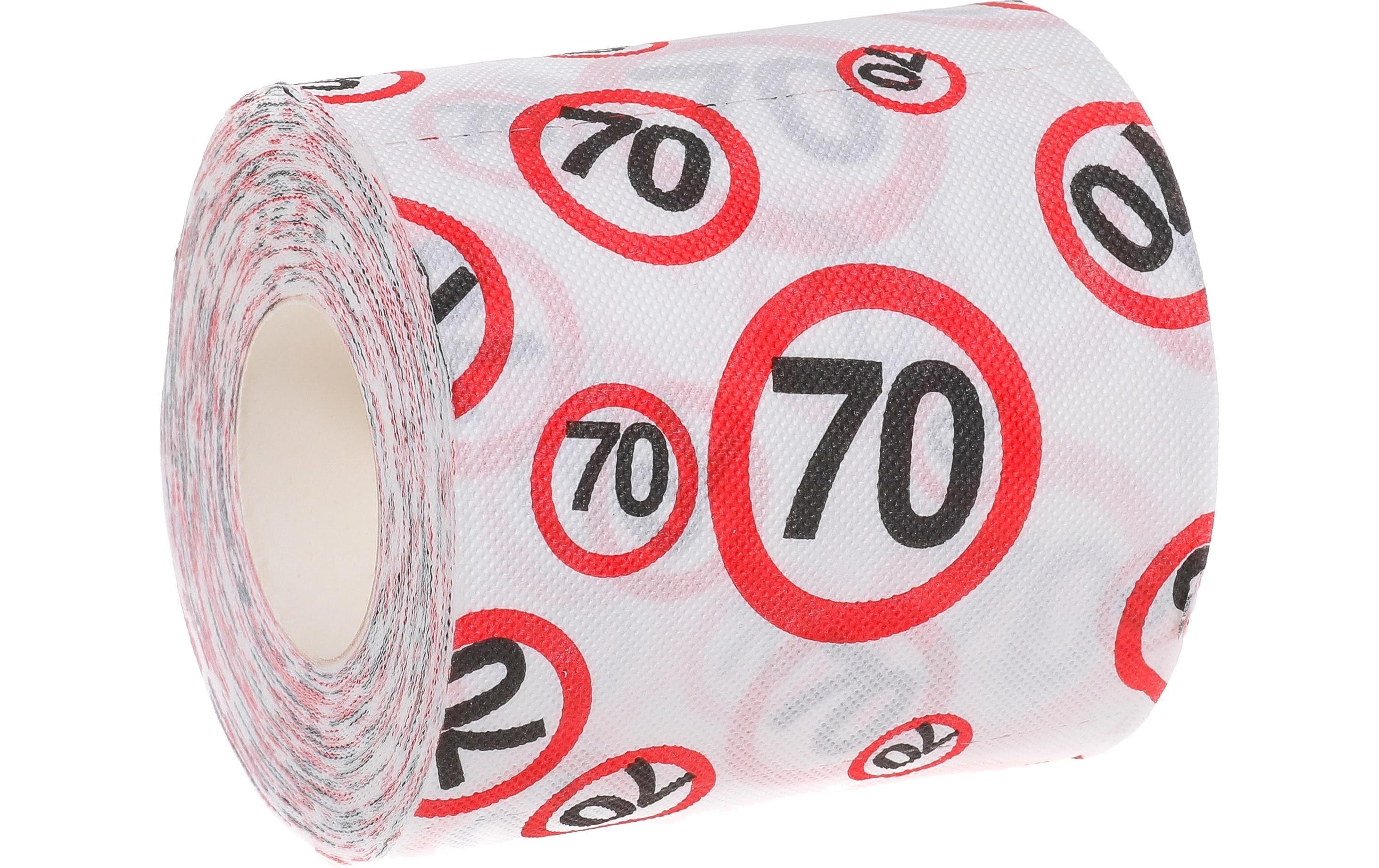 Trendcompany Scherzartikel WC Papier 70. Geburtstag