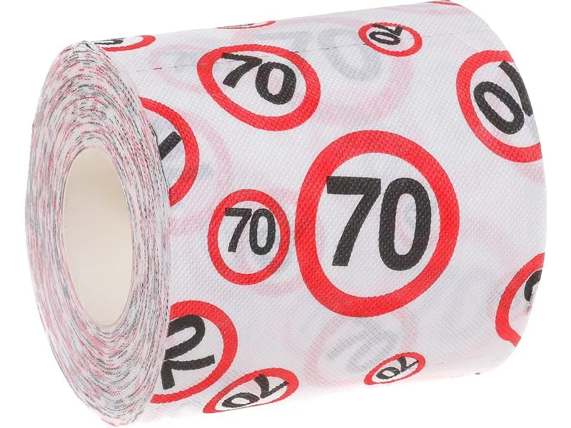 Trendcompany Scherzartikel WC Papier 70. Geburtstag